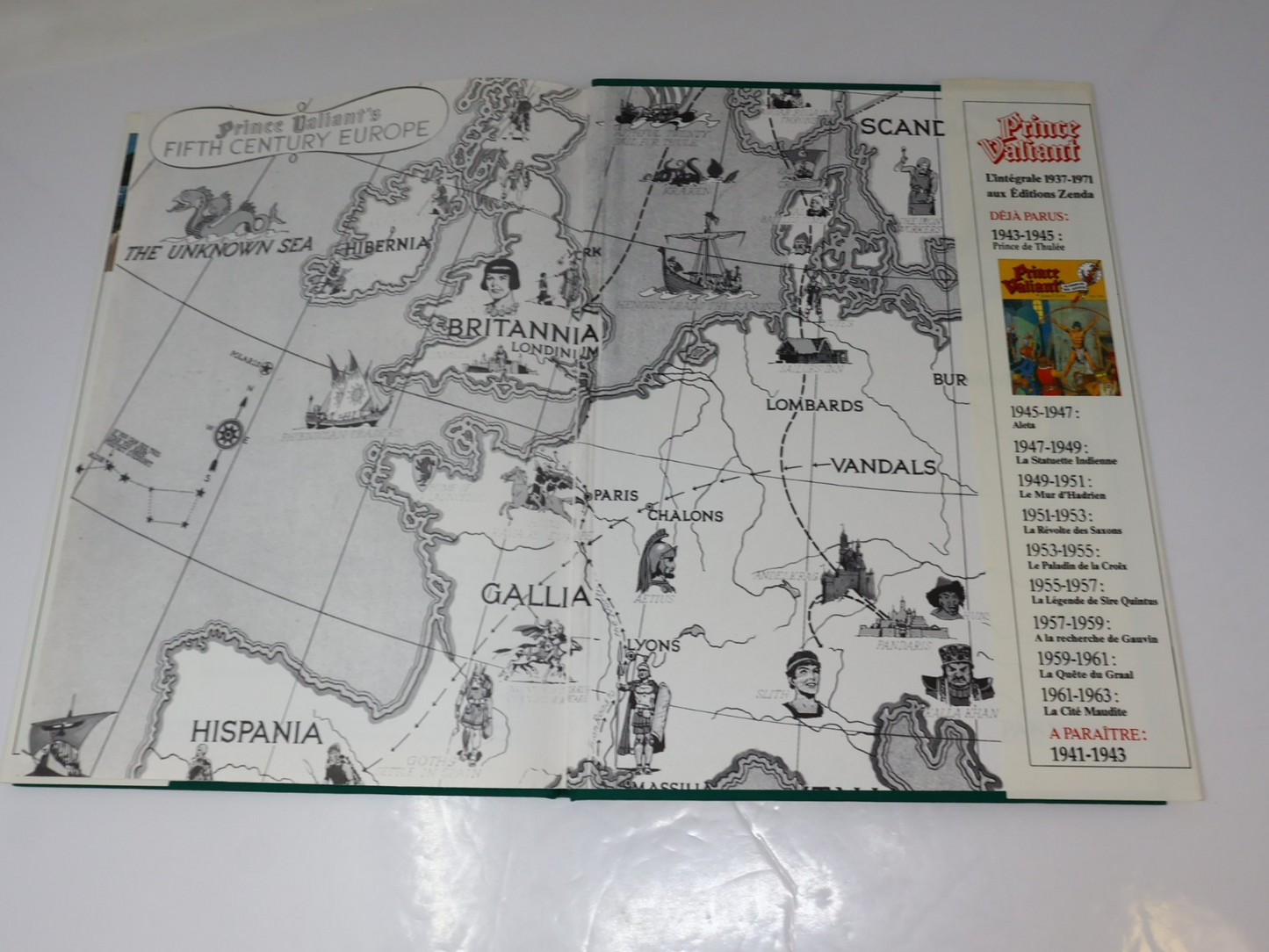 Prince Valiant Au Temps du Roi Arthur #4-14 Lot BD Harold Foster Zenda Français