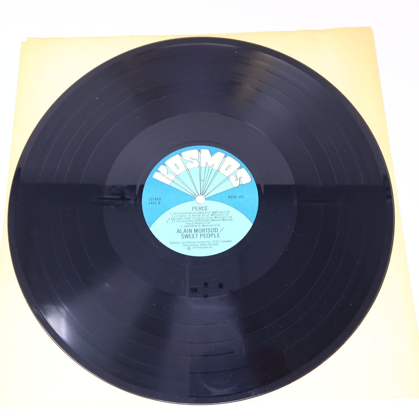 Alain Morisod/Sweet People Lot 2 Disques Percé/Le P'tit Garcon Au Piano Record