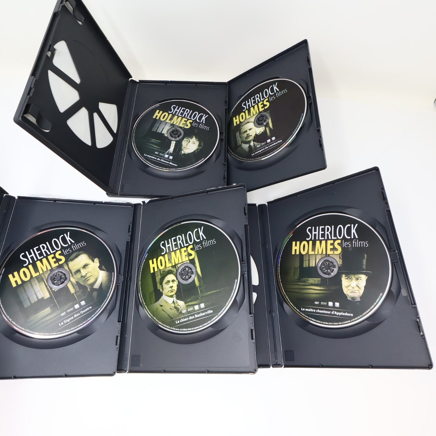Sherlock Holmes Saison 1/Les Films Lot 2 DVD Français Jeremy Brett 4:3 Testés