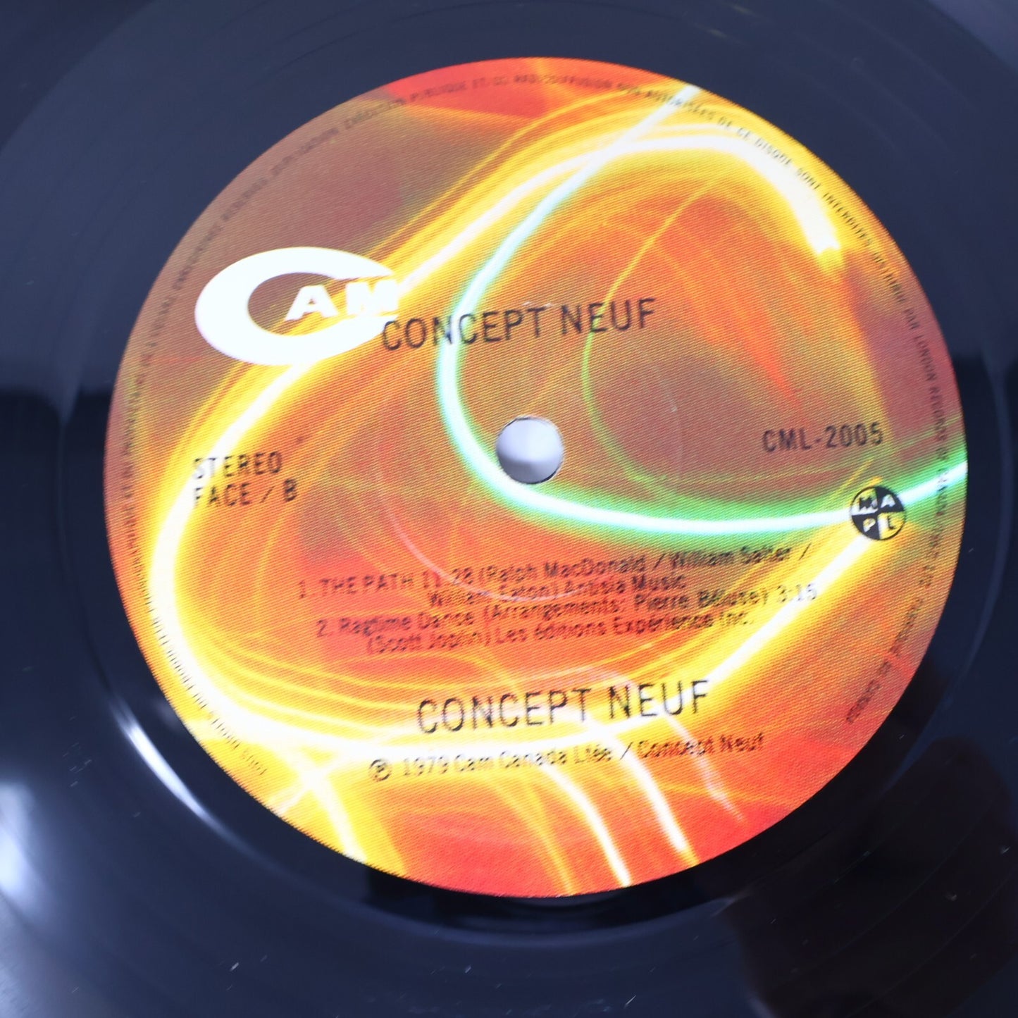Concept Neuf Éponyme Disque LP Record Vinyl 1979 CAM CML-2005 Jazz Latin Funk