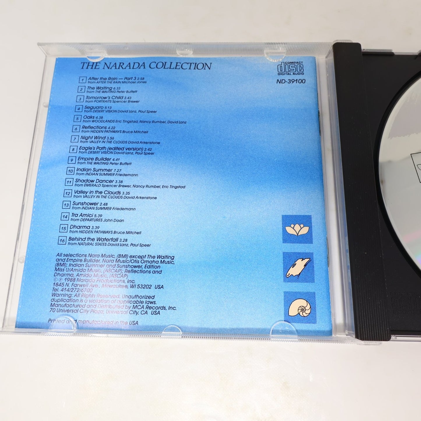 The Narada Collection CD 1988 New Age MCA Records Compilation