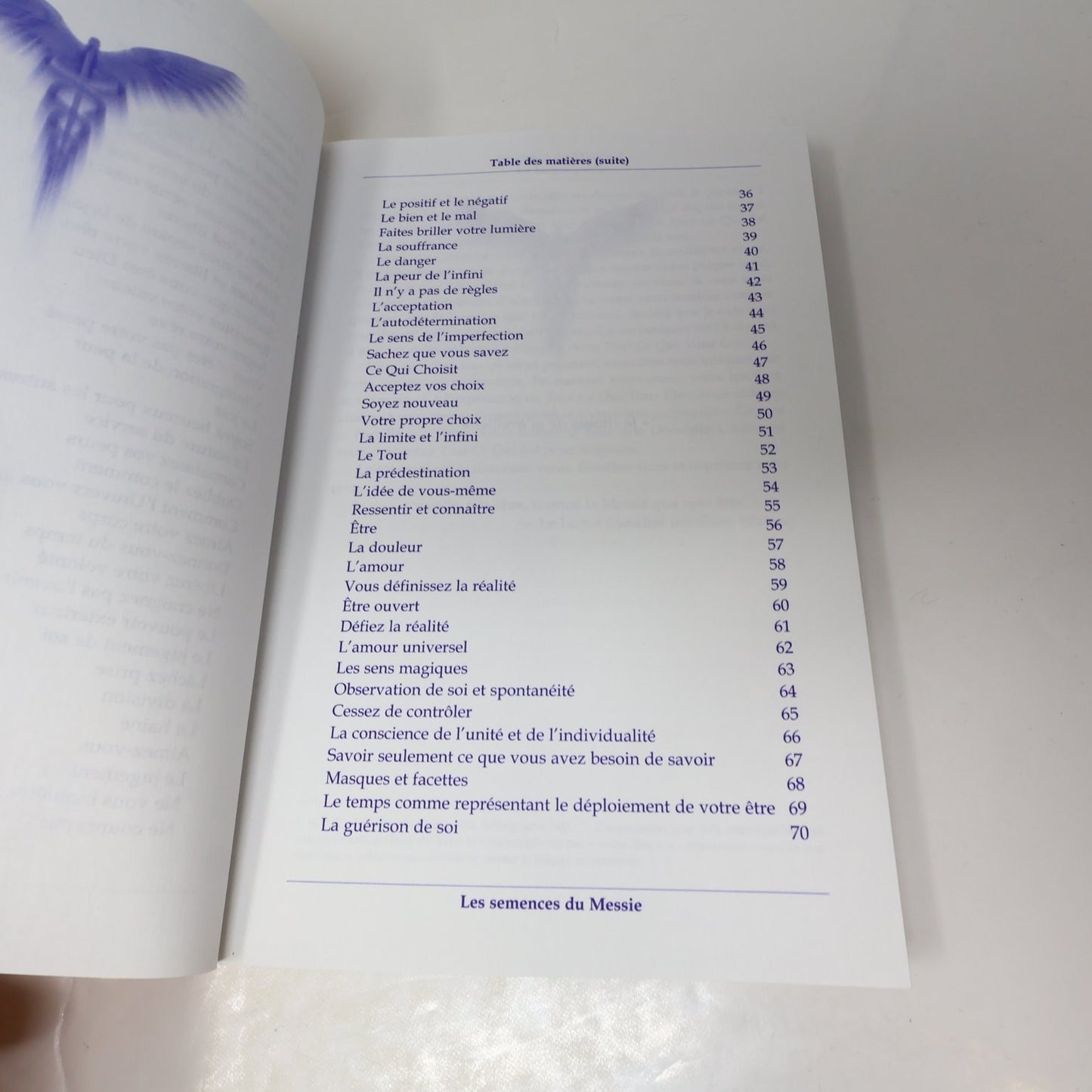 Les Semences du Messie Volume 1 Story Waters Livre 2005 Spiritualité Esprit AdA