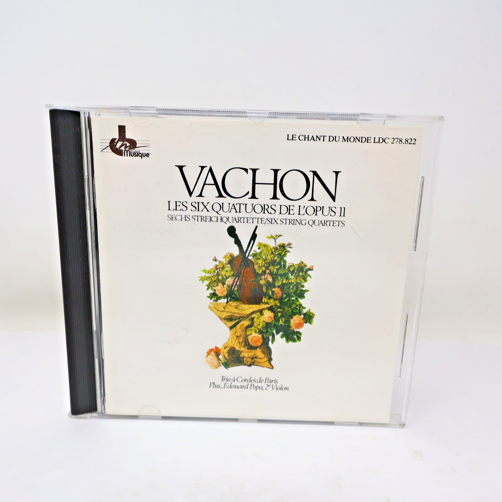 Pierre Vachon Les Six Quatuors de l'Opus 11 CD Trio à Cordes de Paris 80s