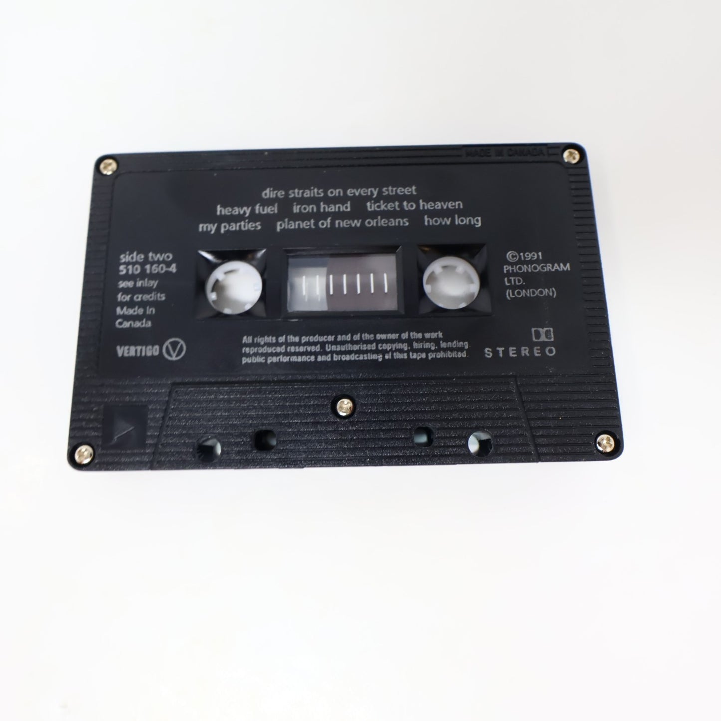Dire Straits 2 Cassettes Lot On Every Street/Brothers in Arms Money for Nothing