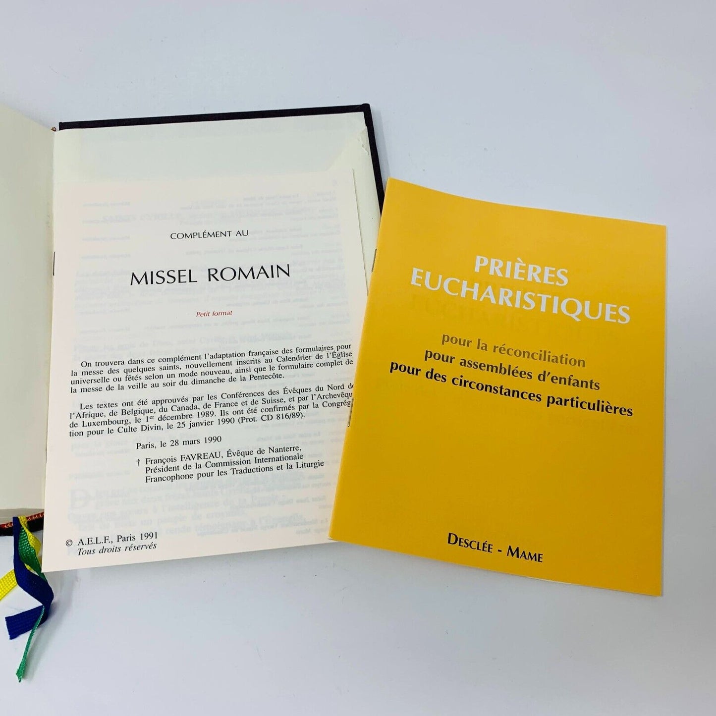2001 Missel Romain Desclée Mame Français Messe Liturgie Missal French Hardcover