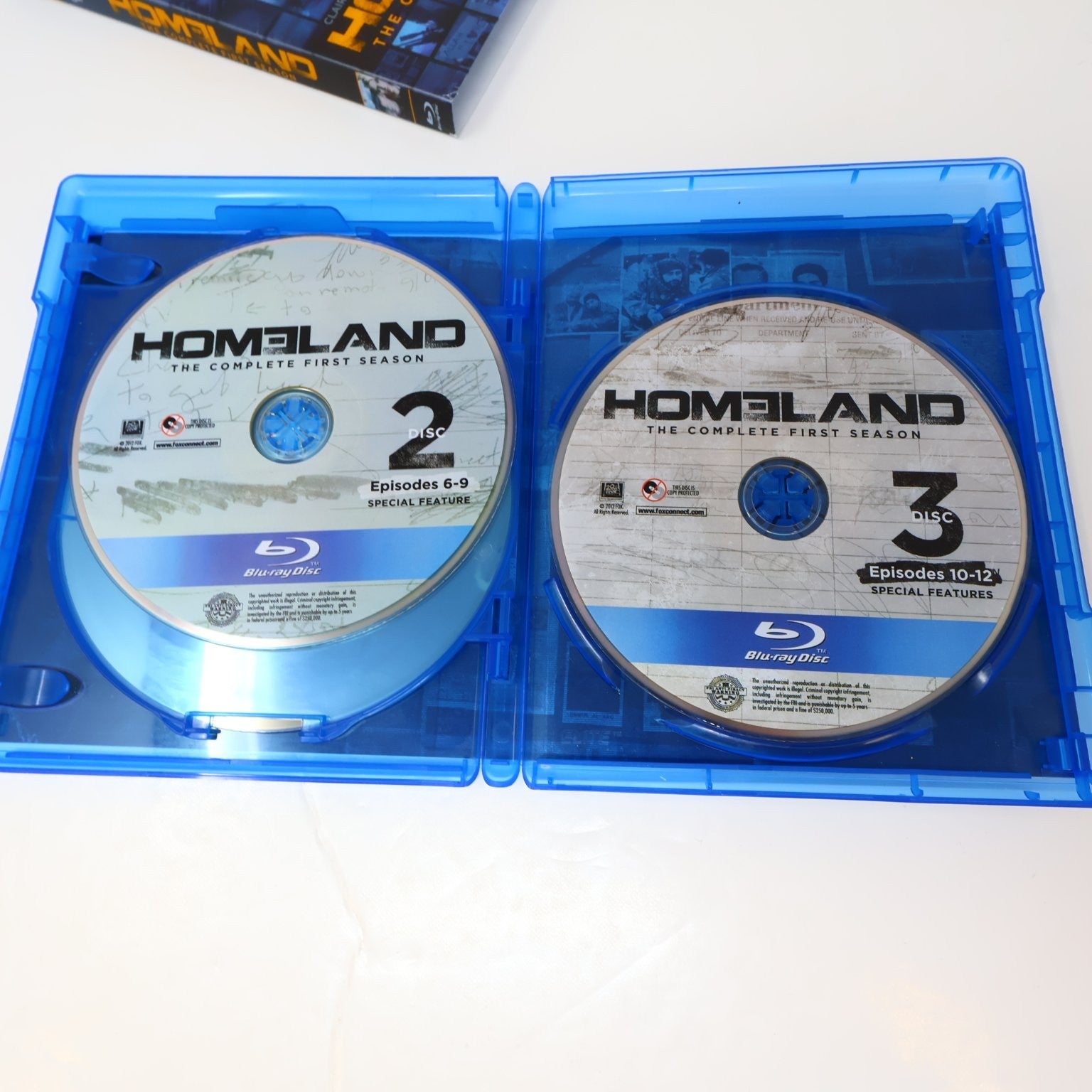 Homeland 2 Blu-ray Lot Complete Seasons 1 & 2 Claire Danes Damian Lewis NTSC