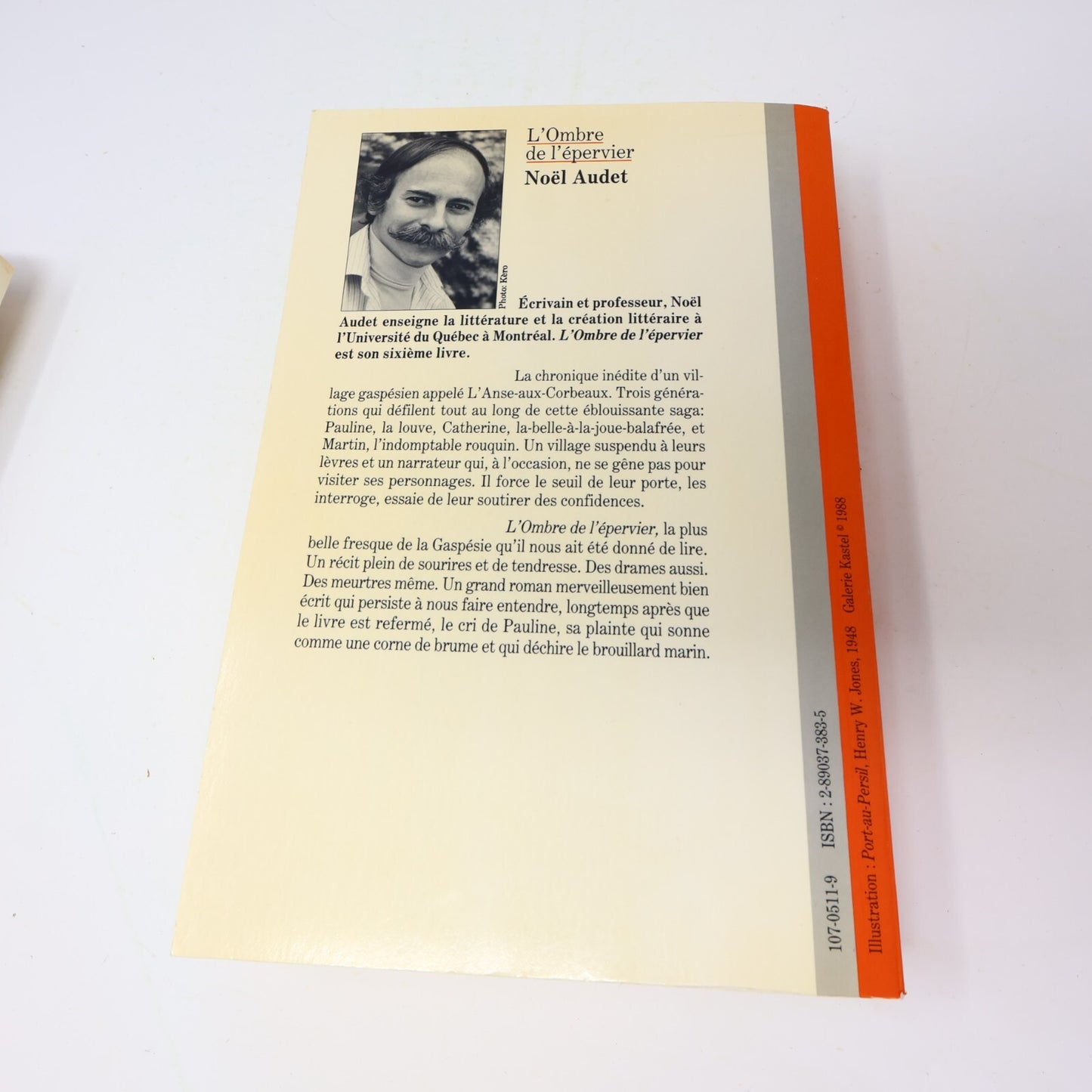 Noël Audet Lot 4 Livres L'Ombre de l'Épervier/La Parade/Quand la Voile Faseille
