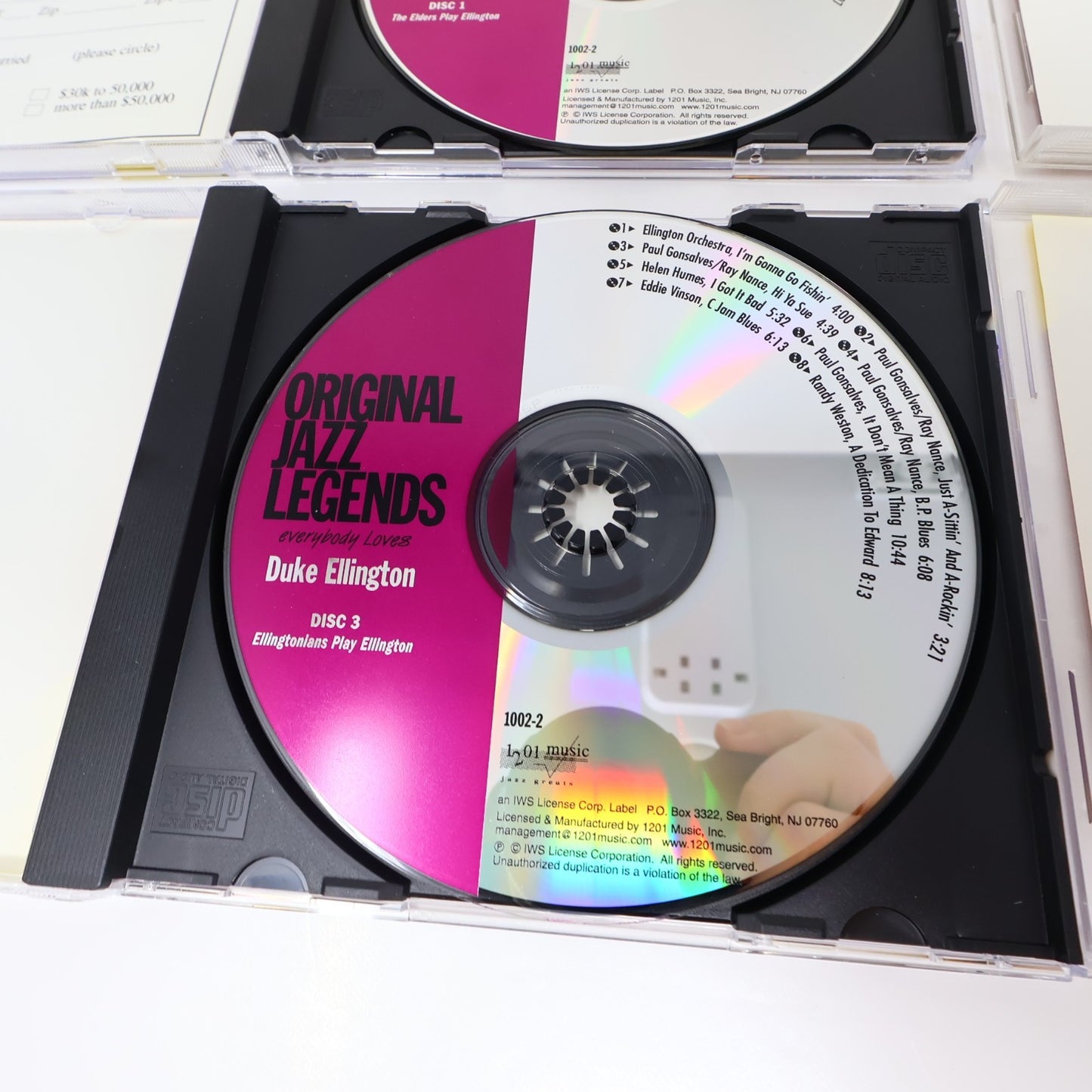 Everybody Loves Duke Ellington Volume 2 Original Jazz Legends 5 CD Set Tested