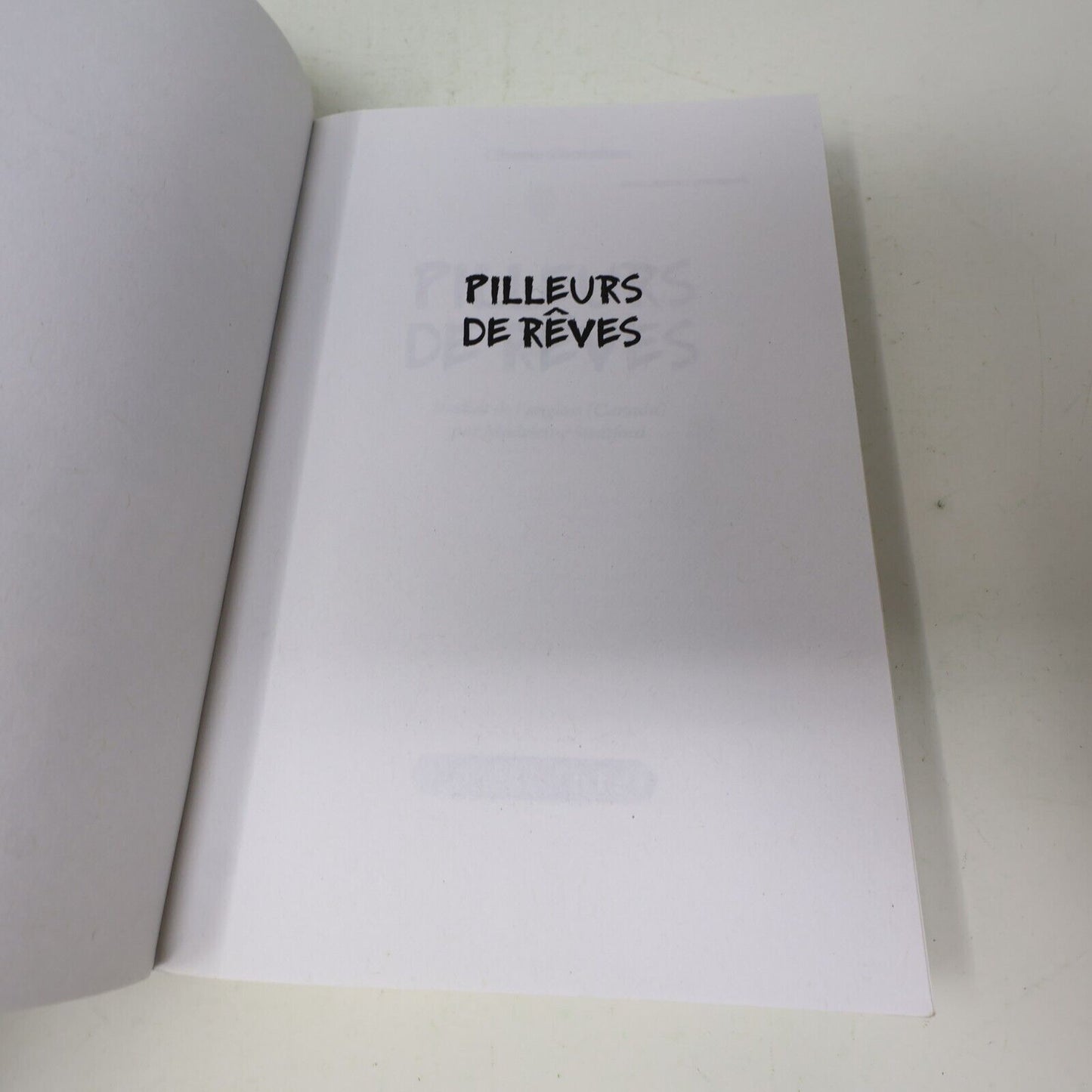 2019 Pilleurs de Rêves Cherie Dimaline Boréal Français Paperback Dystopie Livre
