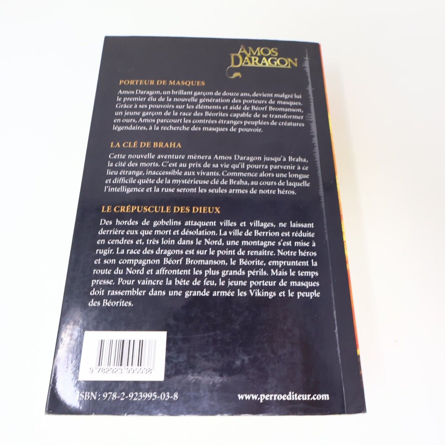 Lot 4 Livres Amos Daragon #1-4 Bryan Perro Série Complète Omnibus Ados Français