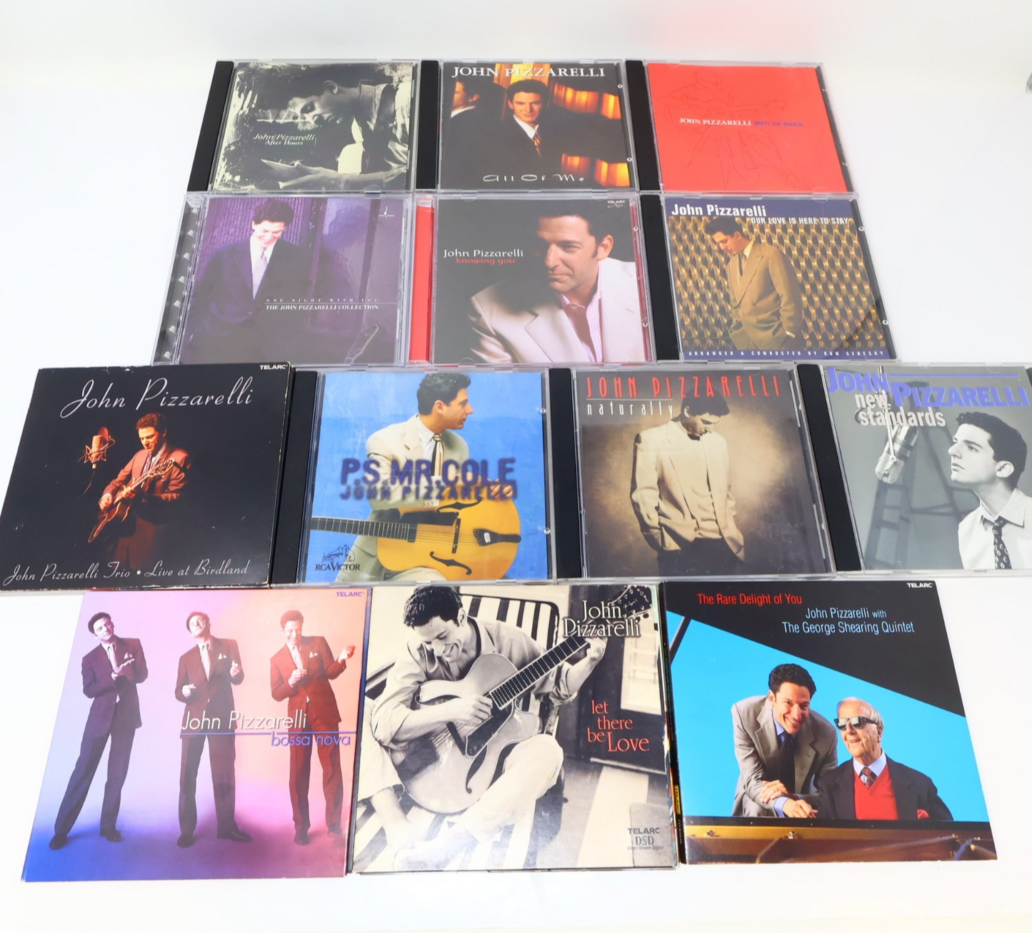 John Pizzarelli 13 CDs Lot New Standards/Naturally/Knowing You Jazz Swing