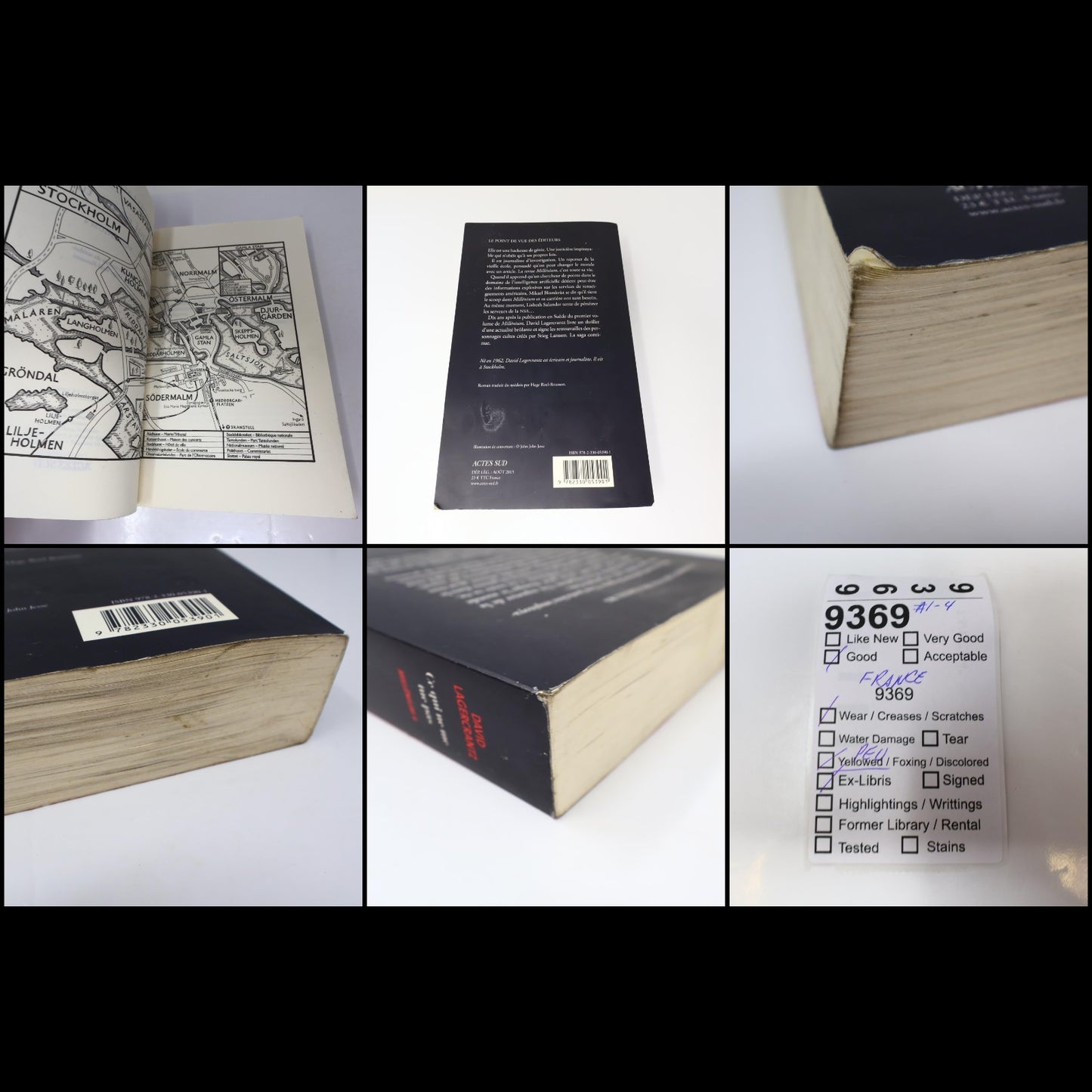 Millénium #1-4 Lot 4 Livres Stieg Larsson/David Lagercrantz PB Français French