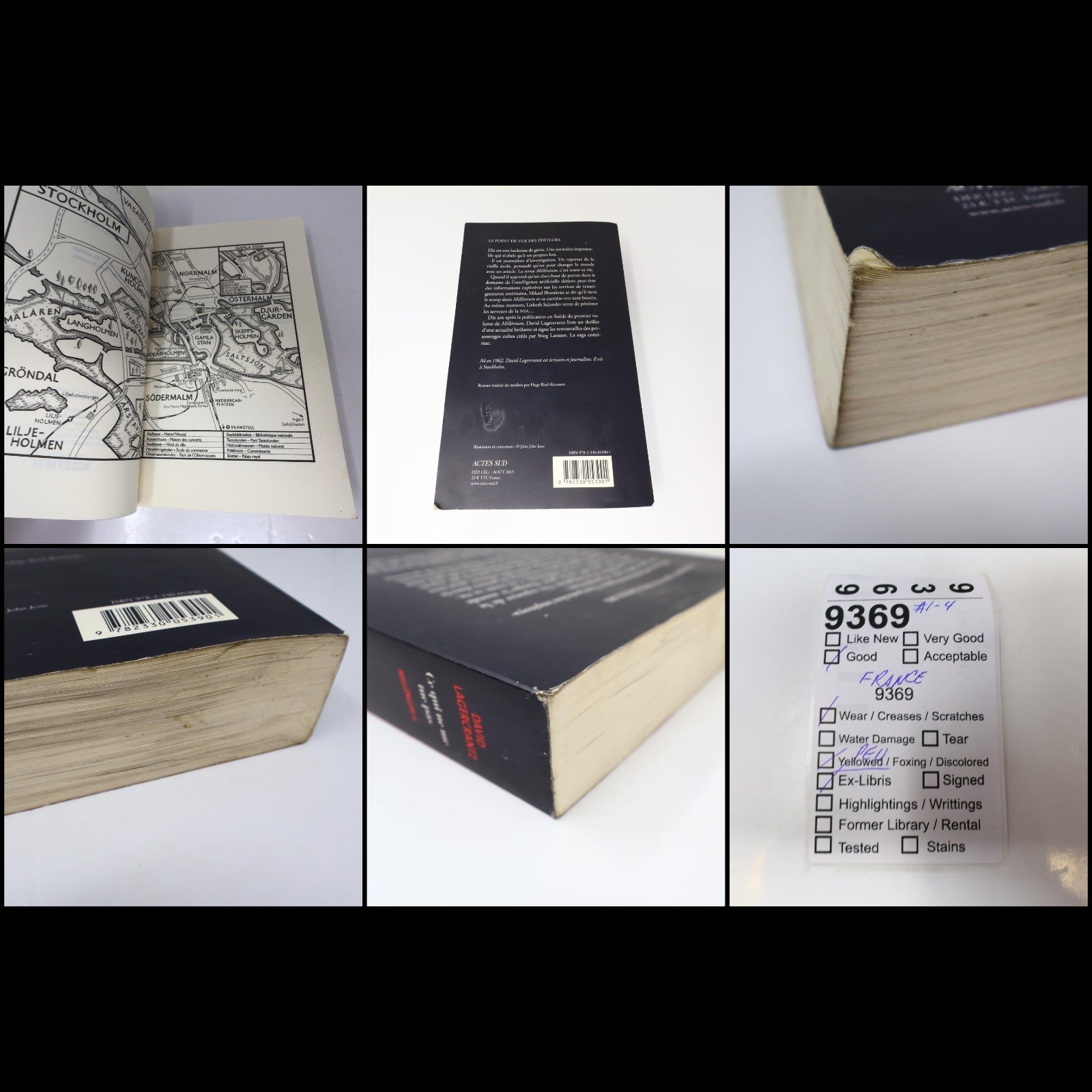 Millénium #1-4 Lot 4 Livres Stieg Larsson/David Lagercrantz PB Français French
