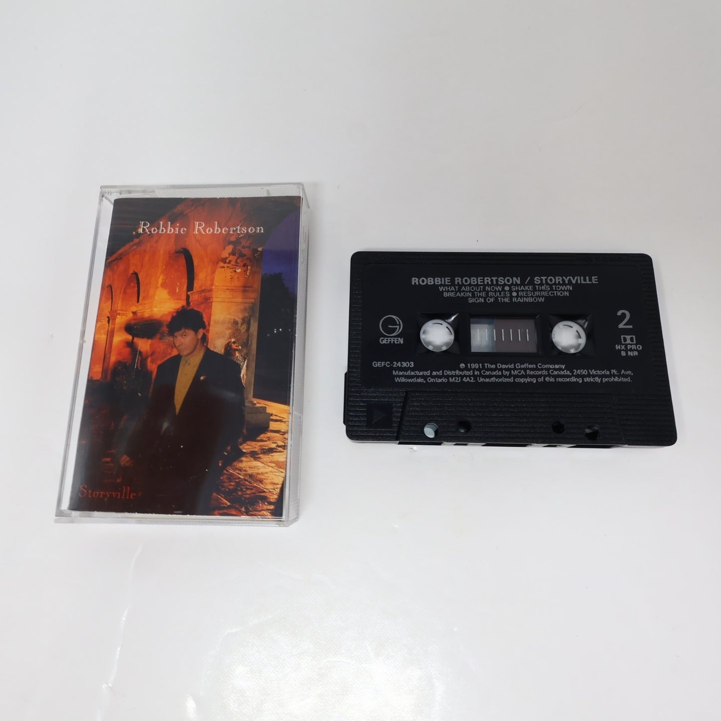 Robbie Robertson Storyville Cassette Geffen GEFC 24303