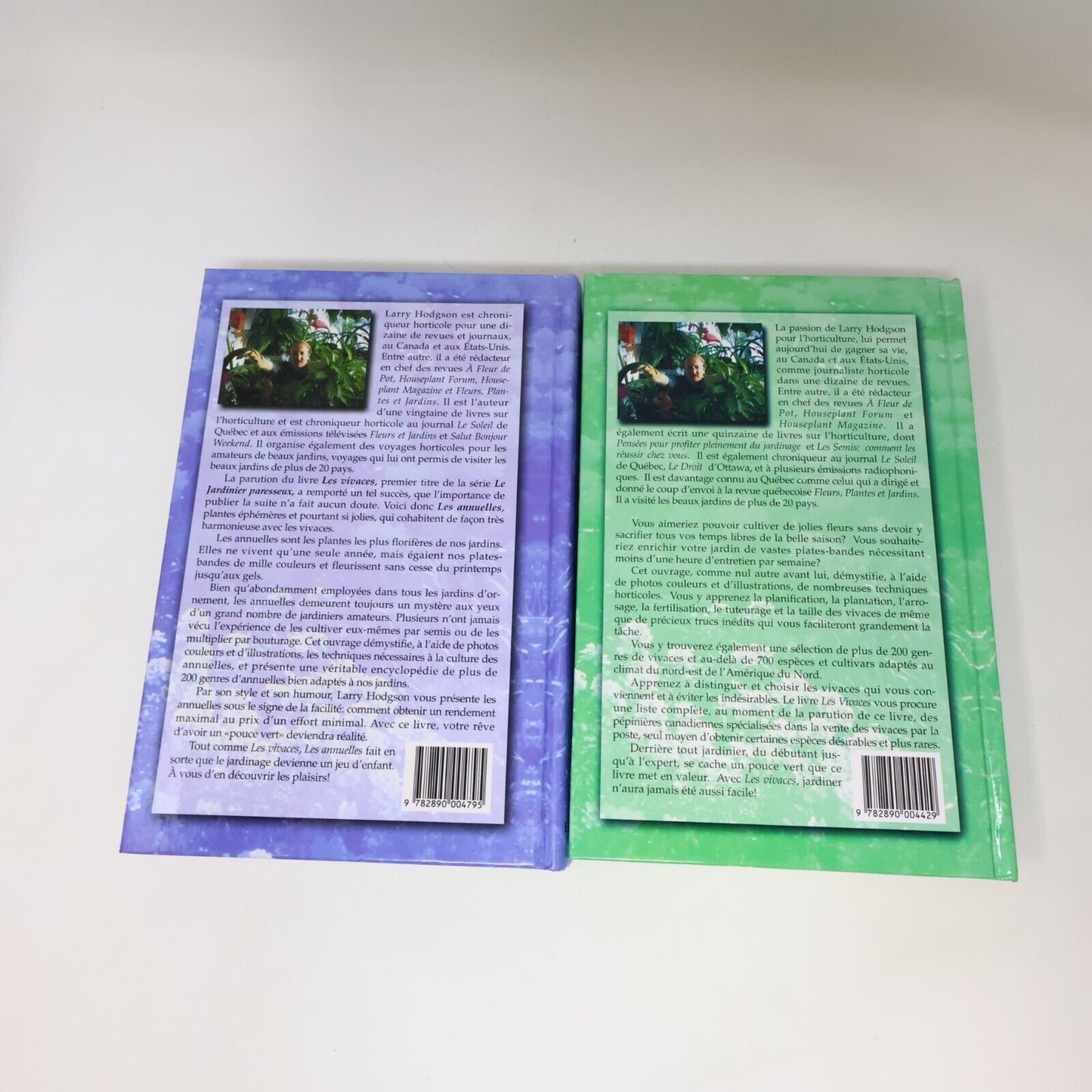 1999 Le Jardinier Paresseux Coffret Les Annuelles/Vivaces de Larry Hodgson Livre