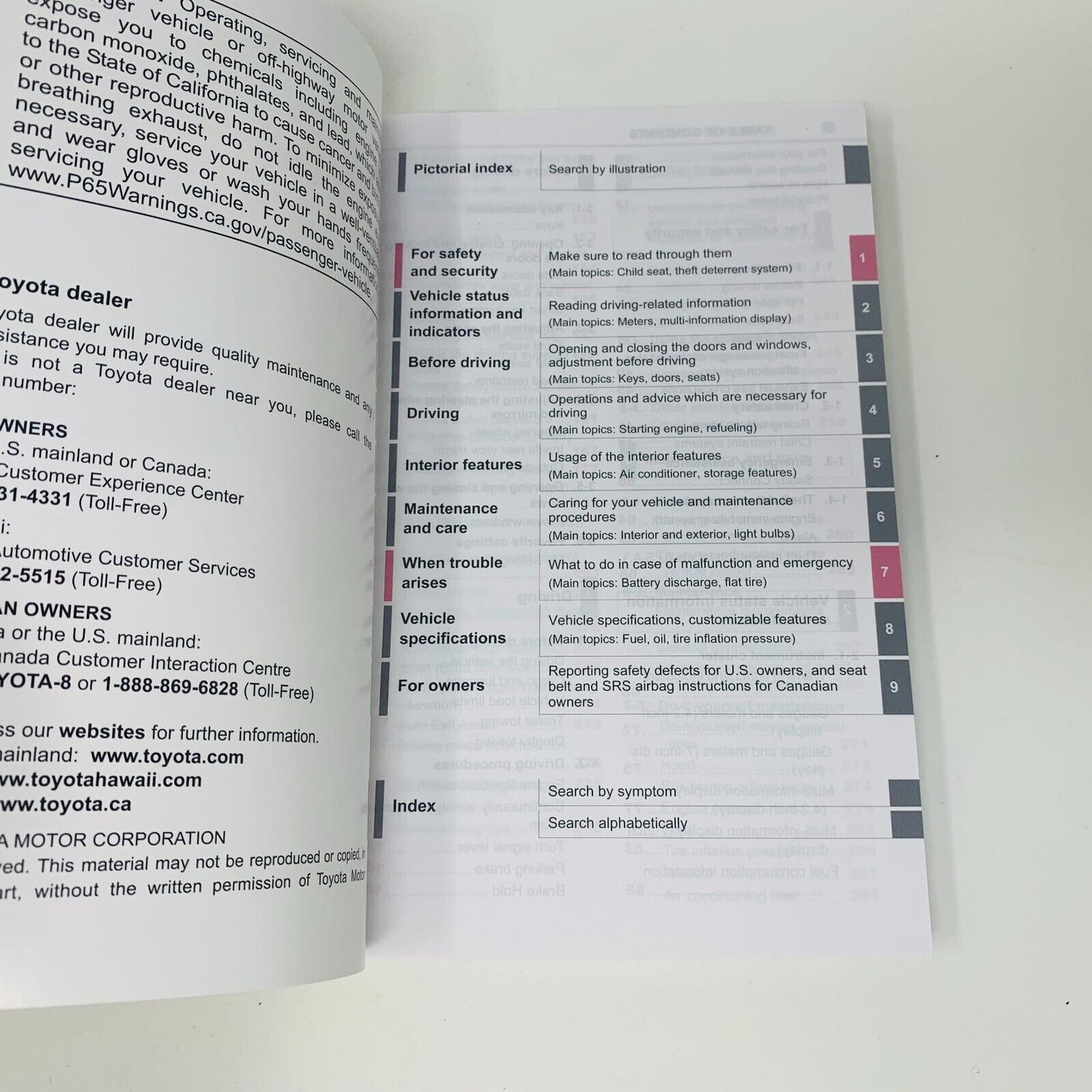 Corolla Hatchback 2023 Owner's Manual by Toyota PB Car Instructions 01999-12S00