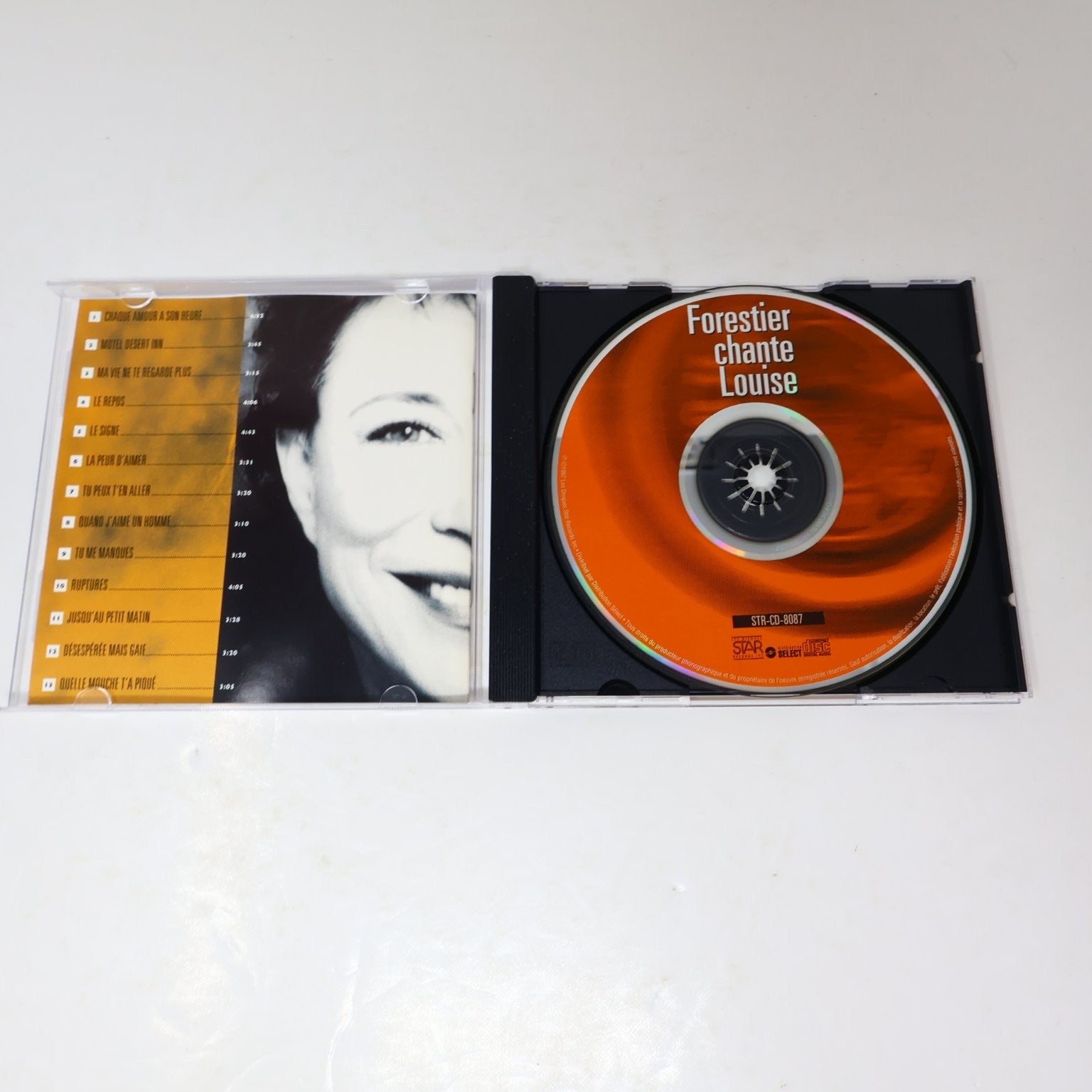 Forestier chante Louise CD 1997 French Pop Star Records STR-CD-8087 Le Repos