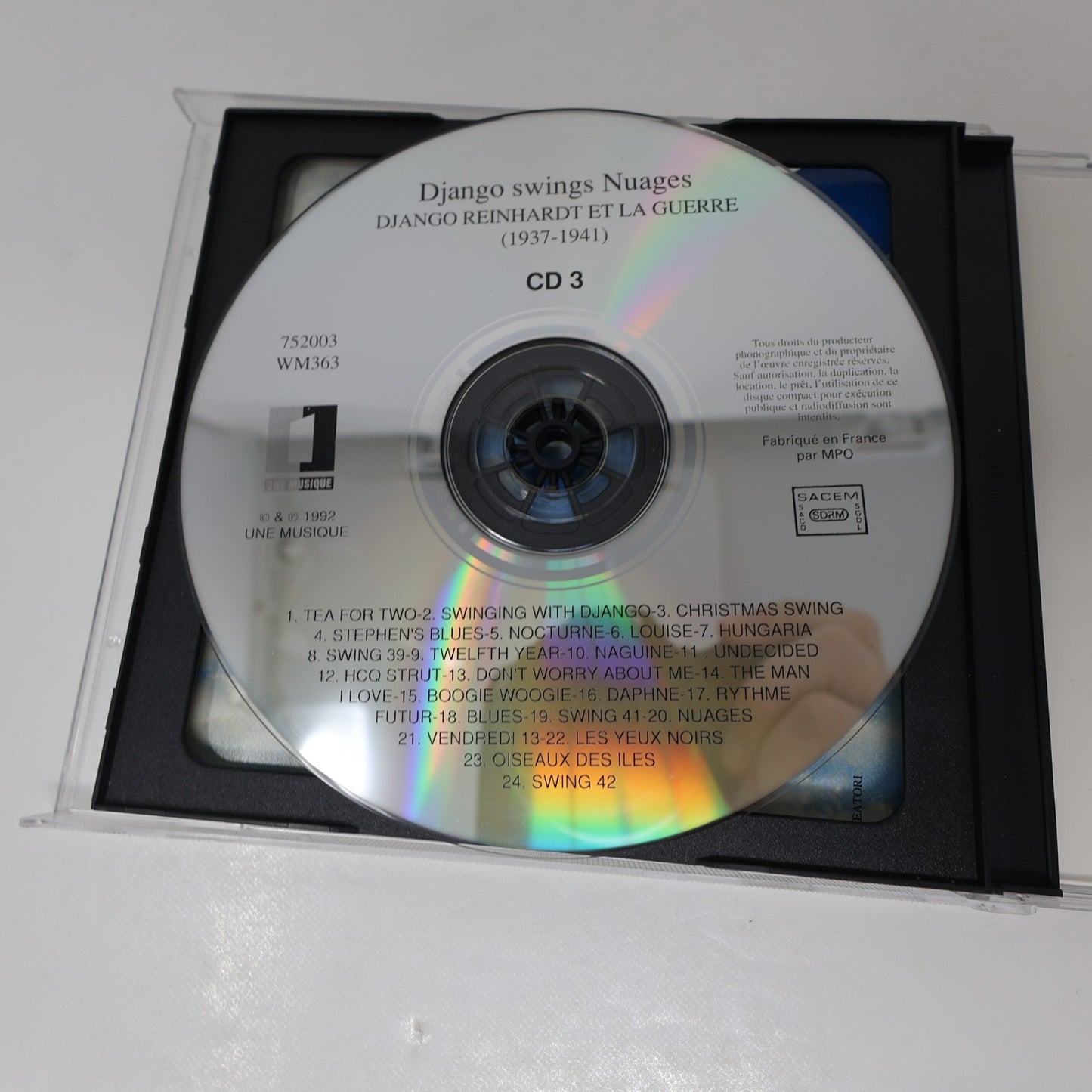 Django Reinhardt 2 CD Lot Jazz & Blues Collection #2/Django Swings Nuages