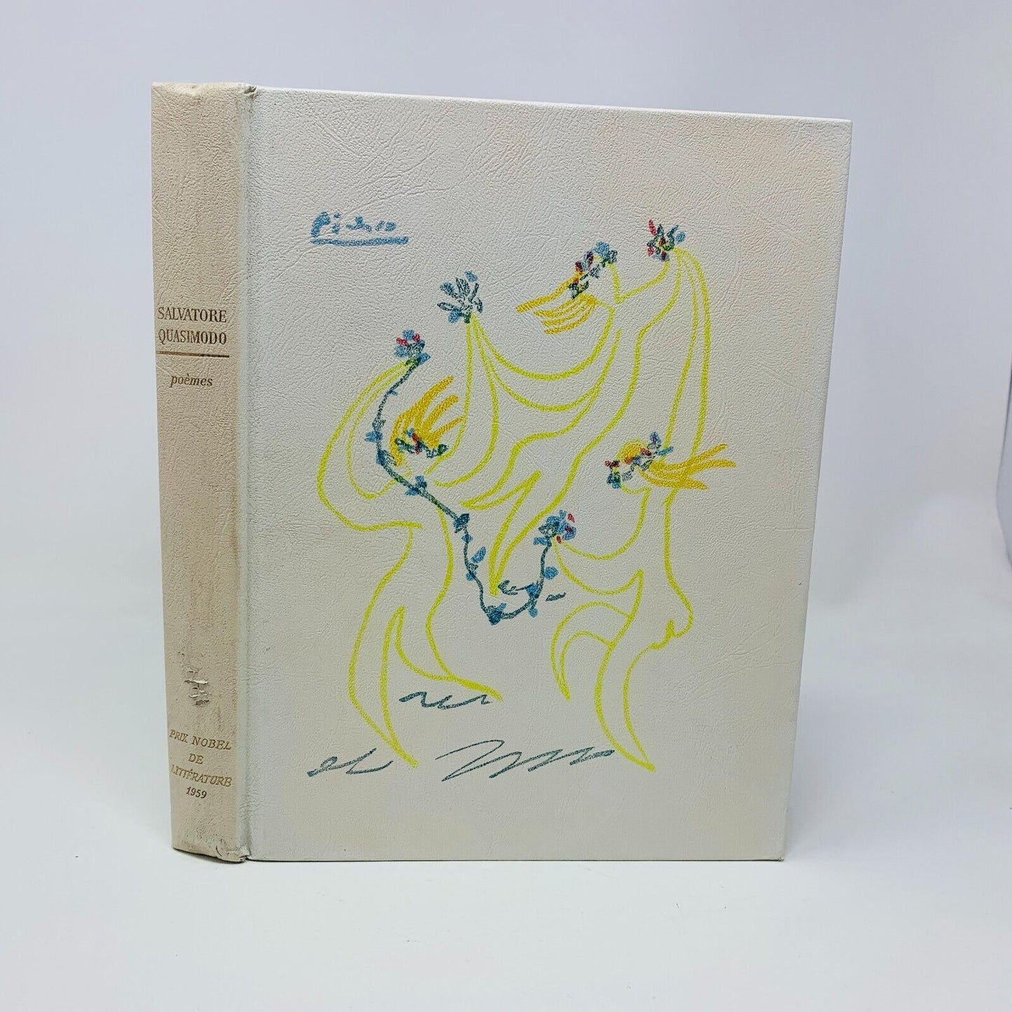 1965 Poèmes Rombaldi Nobel Littérature Salvatore Quasimodo Picasso Cover French