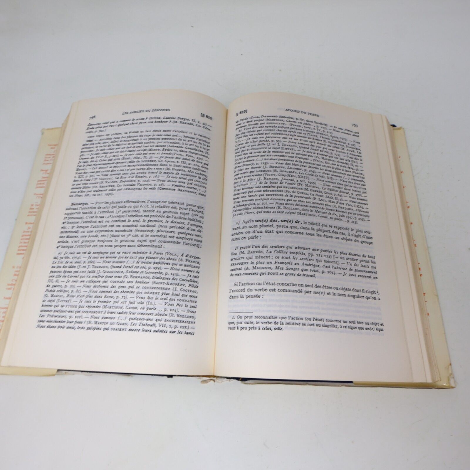 1964 Le Bon Usage Maurice Grevisse Grammaire Française Référence Duculot Relié