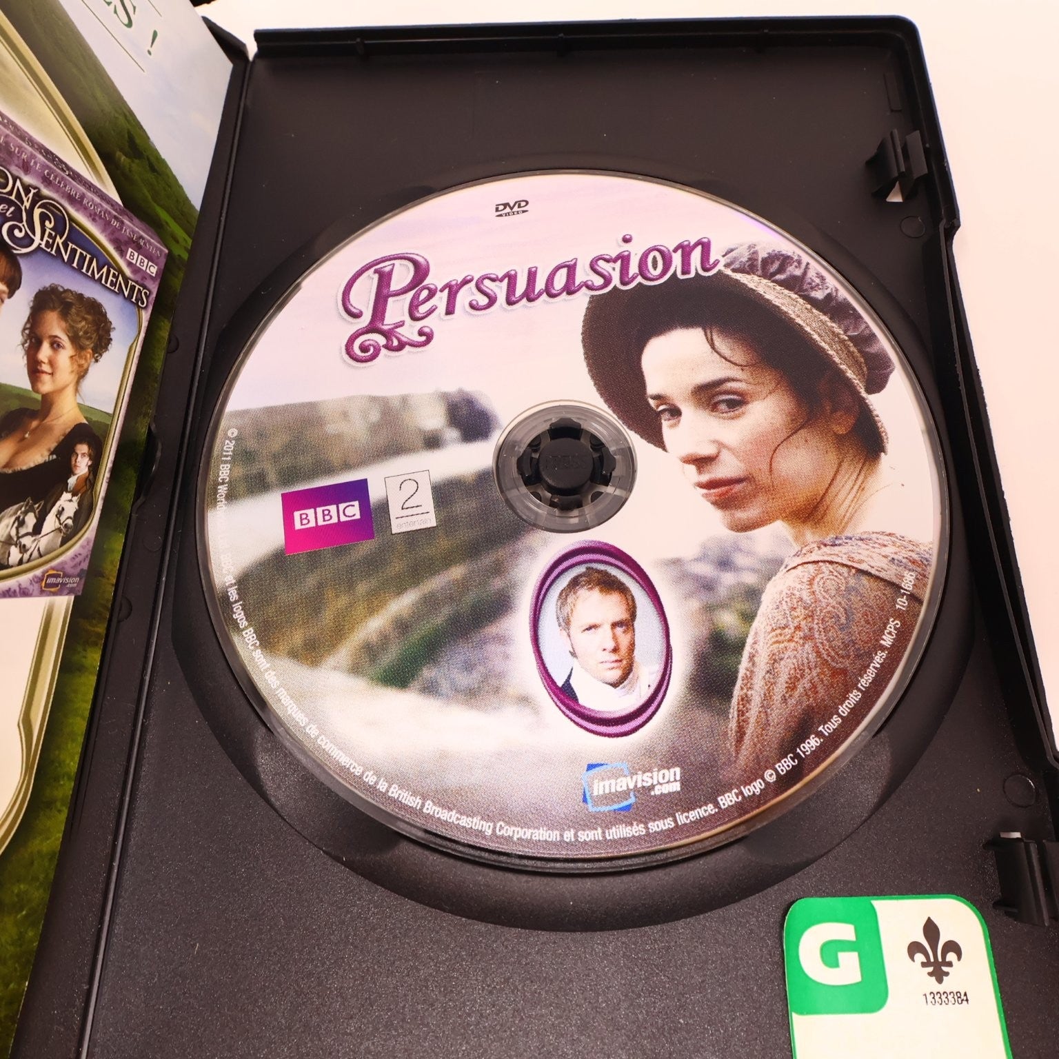 Persuasion DVD 1996 BBC Jane Austen Rupert Penry-Jones NTSC Region 1-6 Français