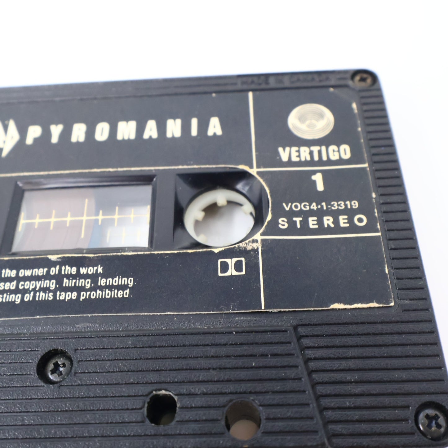 Def Leppard 2 Cassettes Lot Hysteria/Pyromania Vertigo 80s Pour Some Sugar On Me