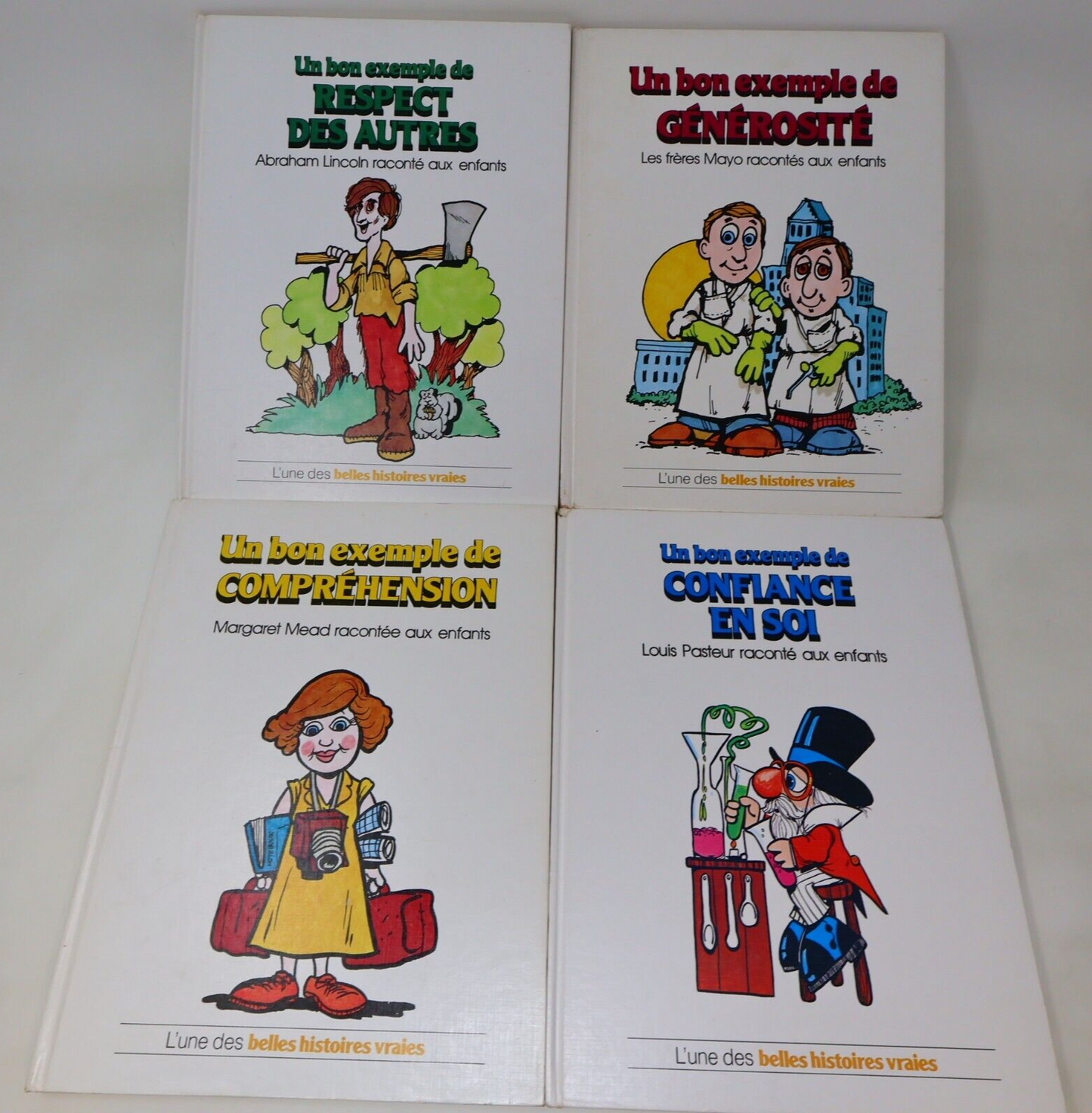 Lot 18 Livres Un Bon Exemple Value Tales Lincoln Curie Beethoven Français French
