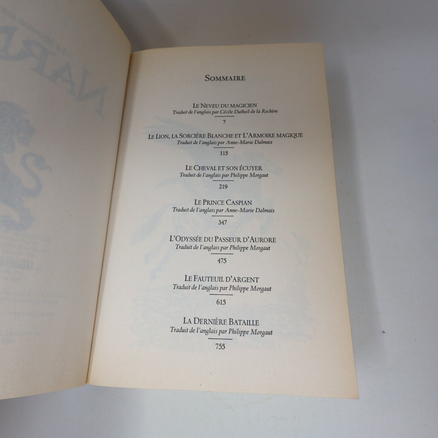2005 Le Monde de Narnia C.S. Lewis Fantasy Fantastique Omnibus Gallimard Livre