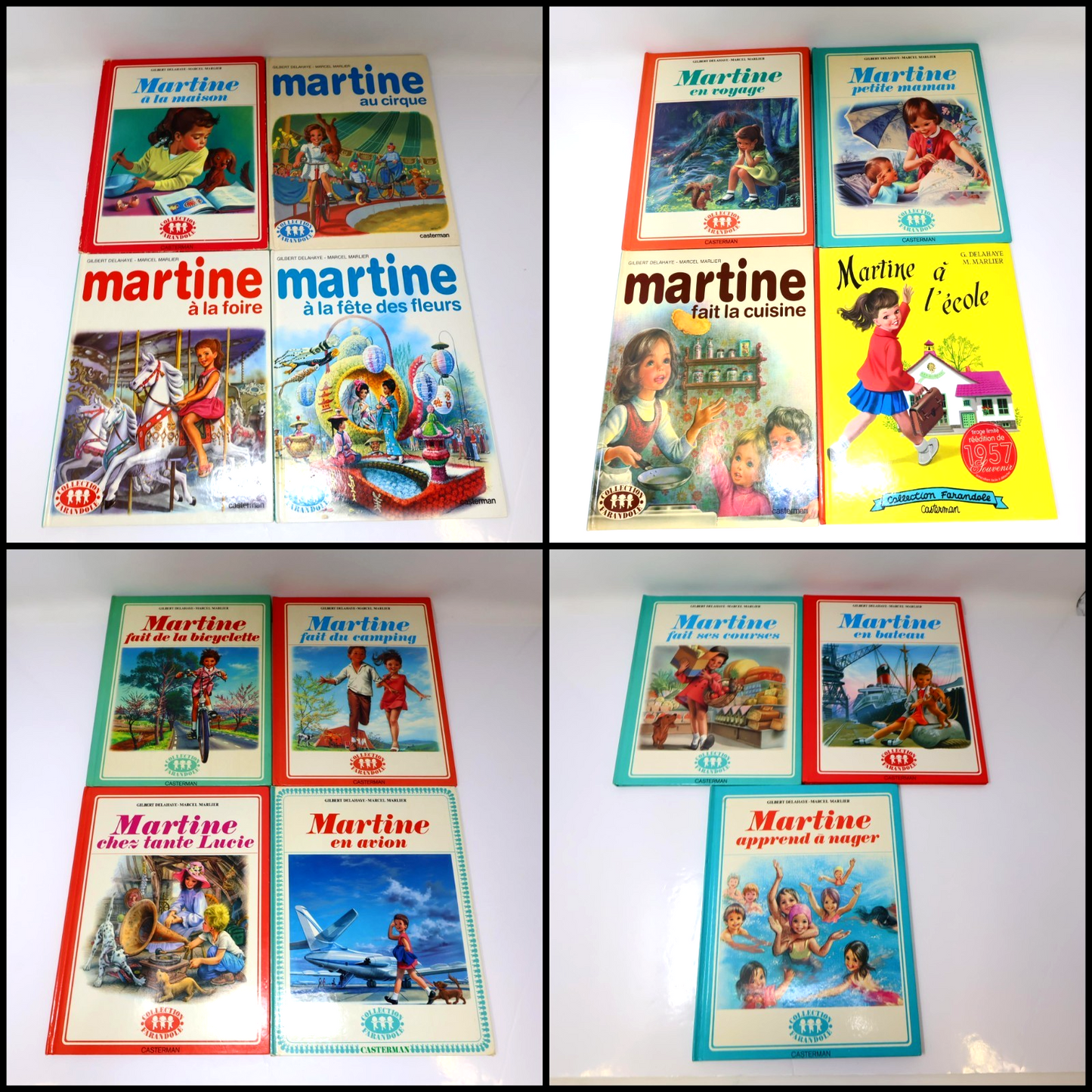 Martine Lot 15 Livres Gilbert Delahaye/Marcel Marlier Casterman Enfants HC Books