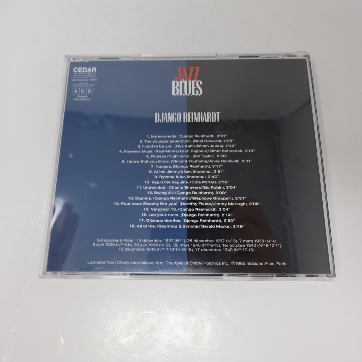 Django Reinhardt 2 CD Lot Jazz & Blues Collection #2/Django Swings Nuages