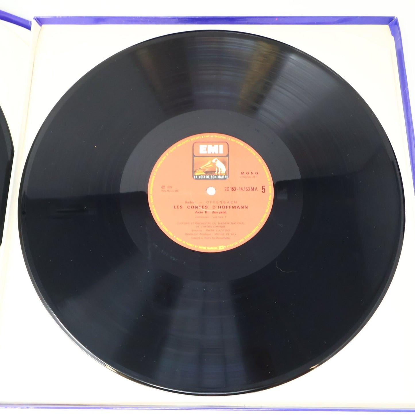 Offenbach Les Contes D'Hoffmann Geori Boué Bovy 3 LP Record Disque 2C 153-1415/3