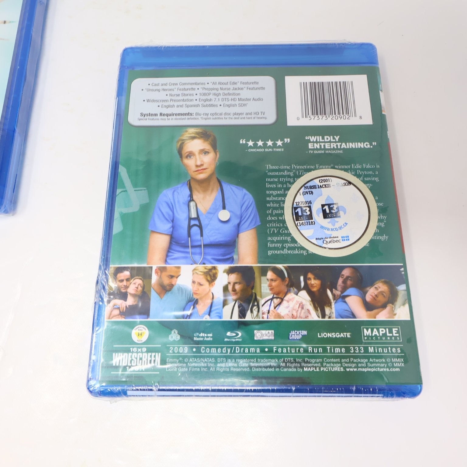 Nurse Jackie Blu-ray Seasons 1-2-3 Factory Sealed Edie Falco Comedy Drama NTSC