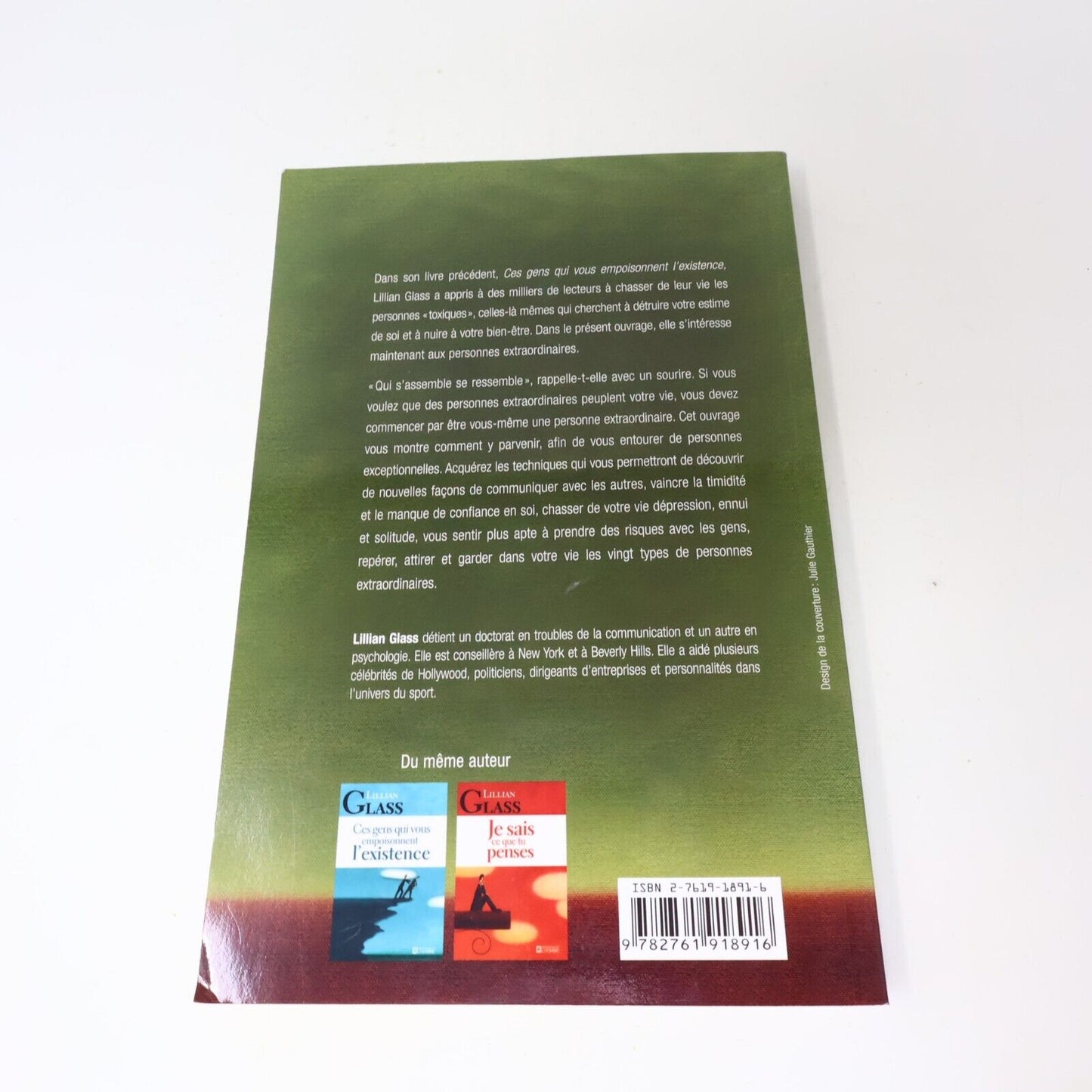 2004 Comment s'Entourer de Gens Extraordinaires de Lillian Glass Psychologie PB