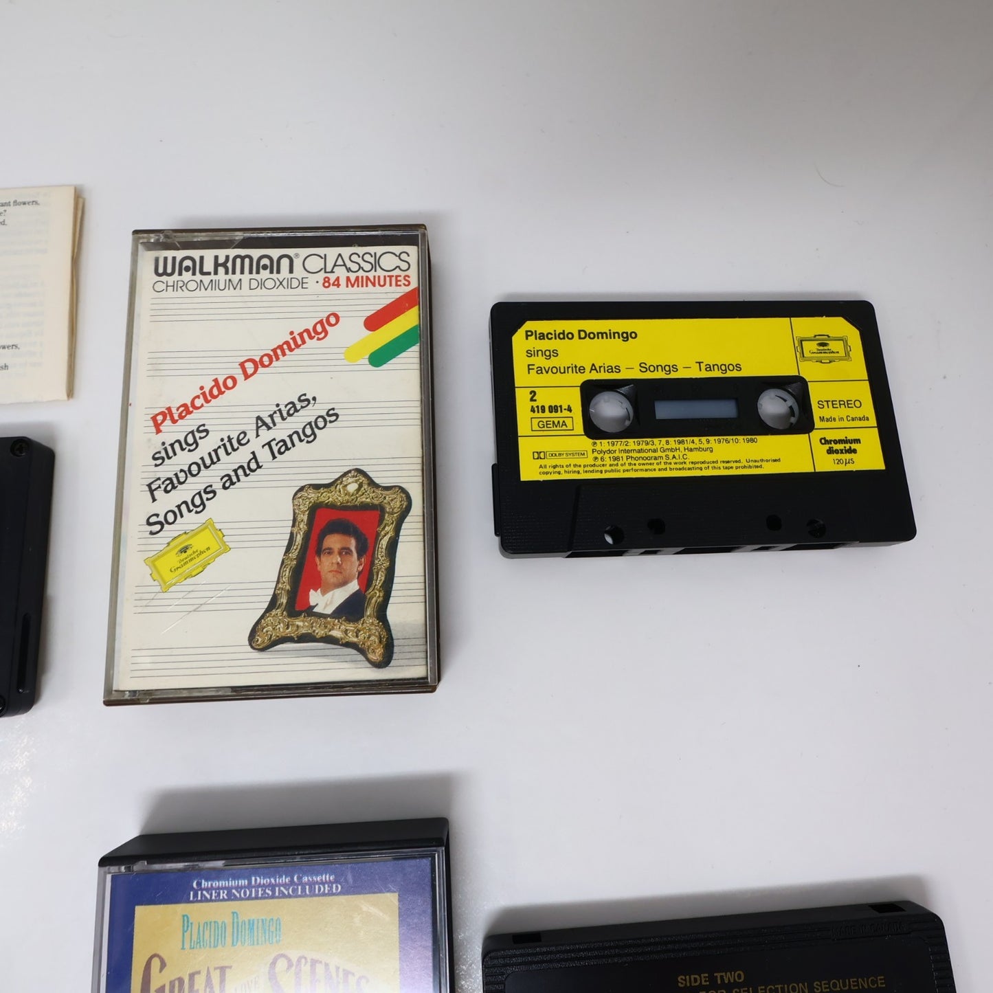 Placido Domingo 11 Cassettes Lot Arias/Save your Nights for Me/Unknown Puccini