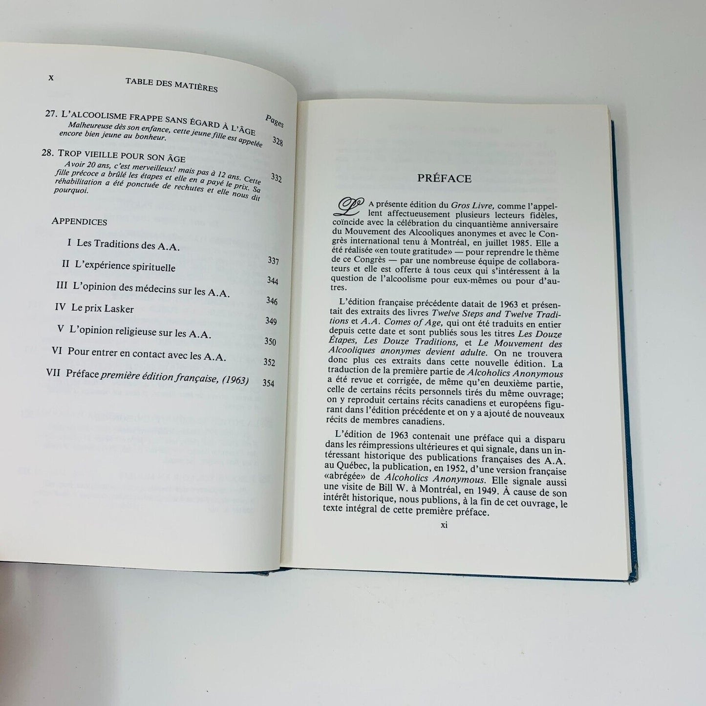 1985 Les Alcooliques Anonymes 2nd Édition Français Alcoholics Anonymous French
