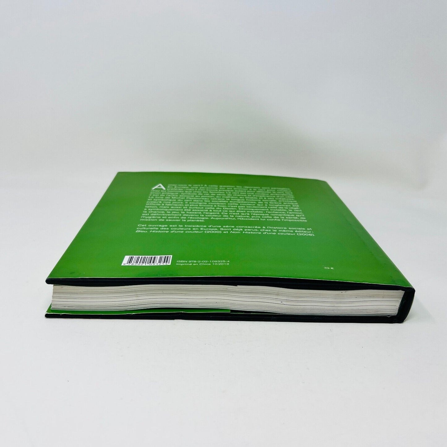 2013 Vert Histoire d'une Couleur de Michel Pastoureau Seuil Français Art Symbole