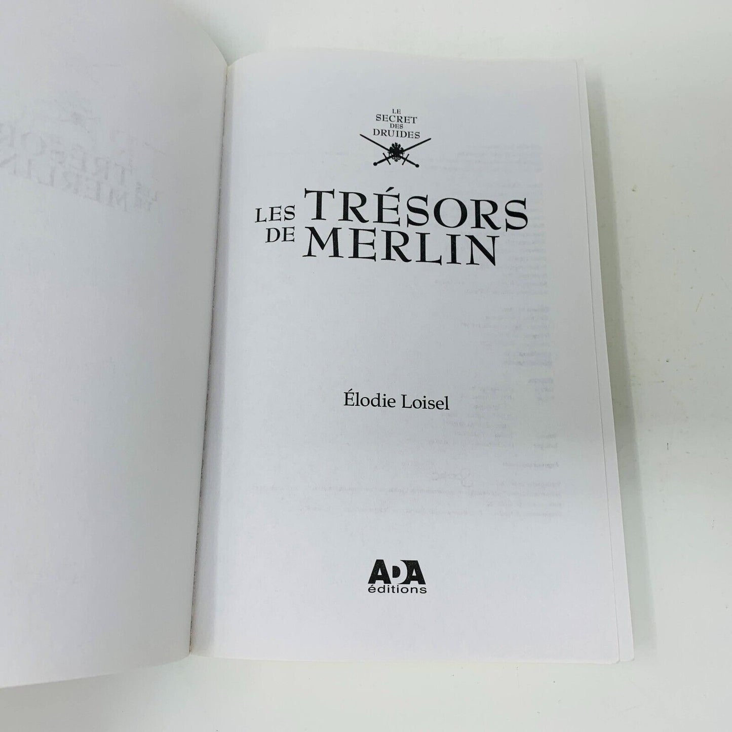 Le Secret des Druides 1-2 L'Héritier/Les Trésors de Merlin Élodie Loisel ADA Lot