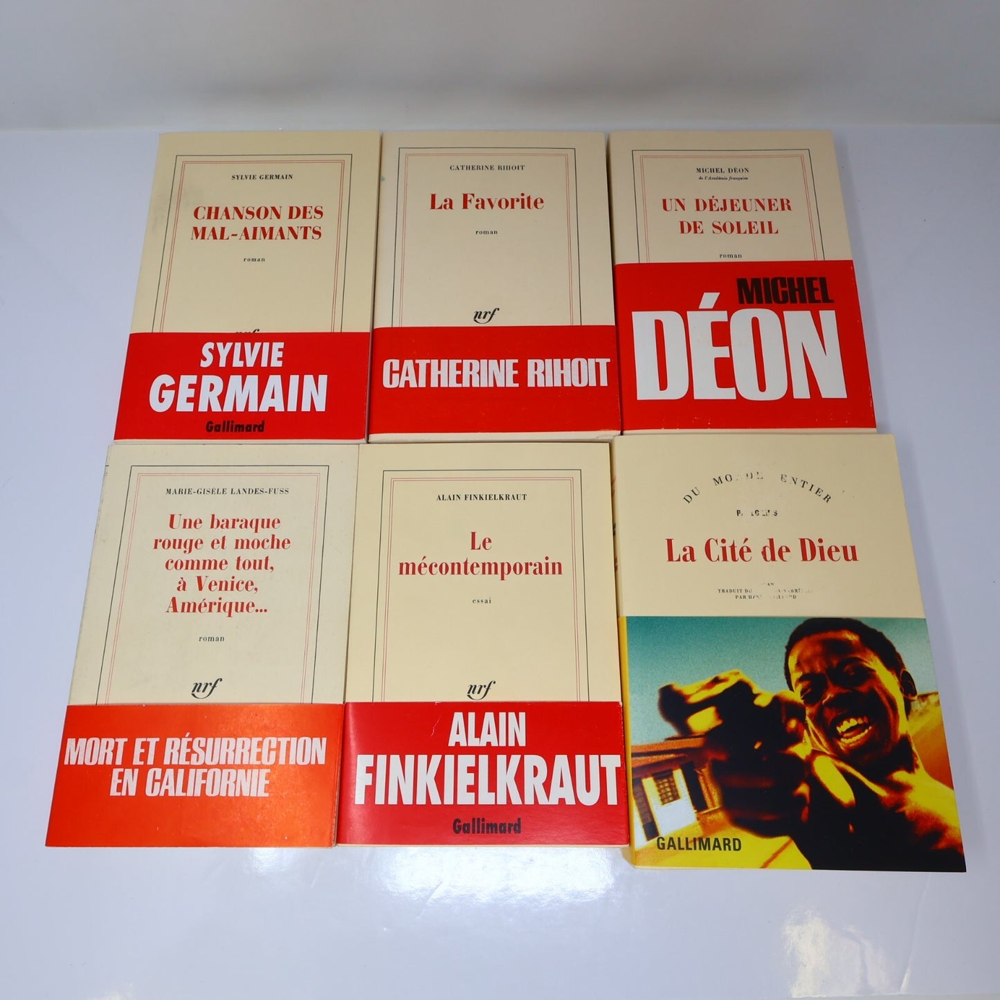 Littérature Lot 23 Livres Gallimard/Nrf Betancourt/Finkielkraut/Queffélec French