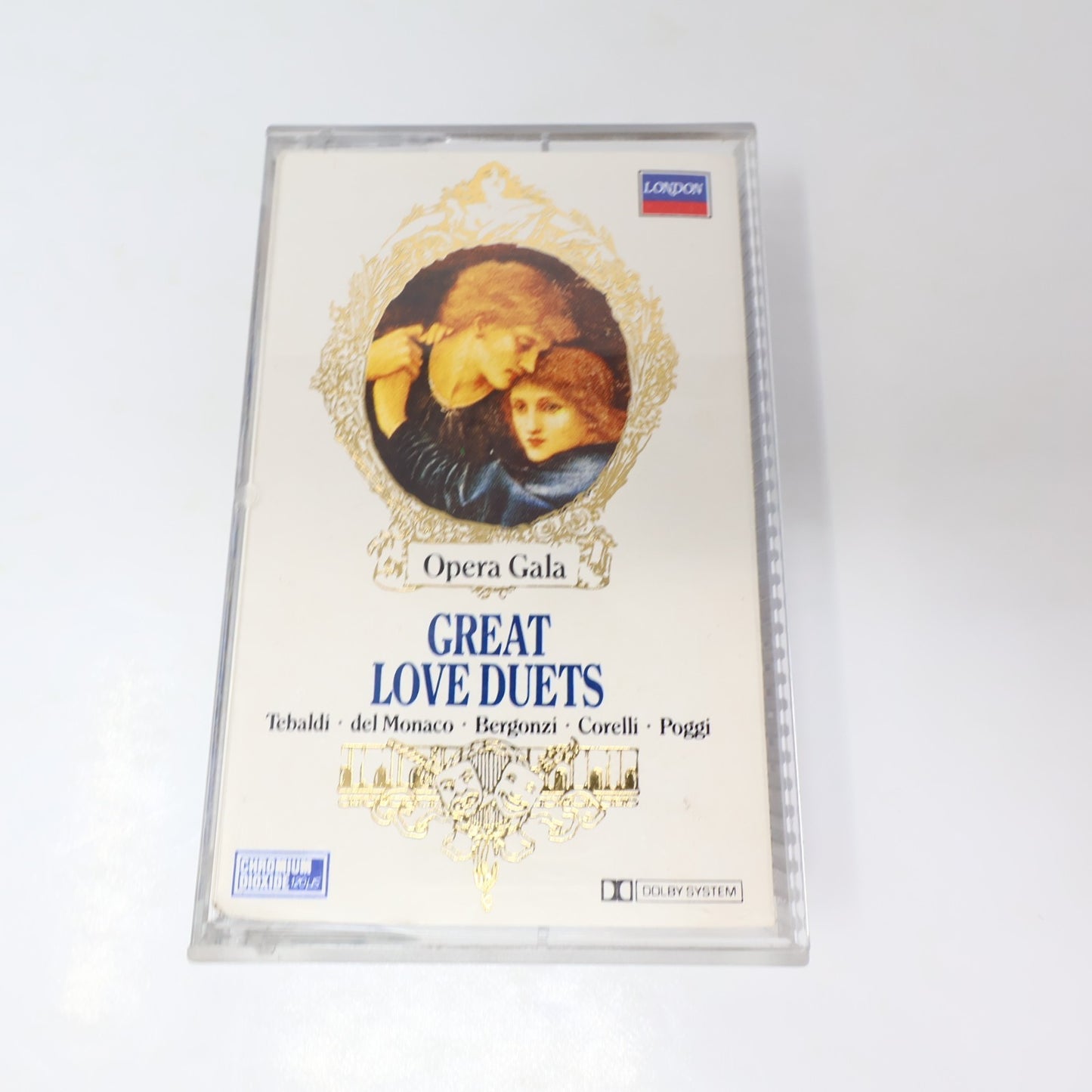 Great Love Duet Opera Gala Cassette Tebaldi/Del Monaco/Bergonzi/Corelli London