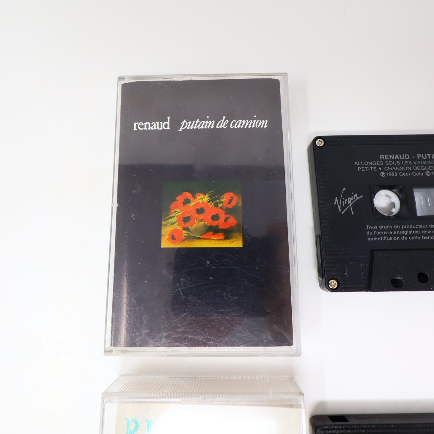 Renaud Lot 3 Cassettes Mistral Gagnant/Putain de Camion/Retour de Gérard Lambert