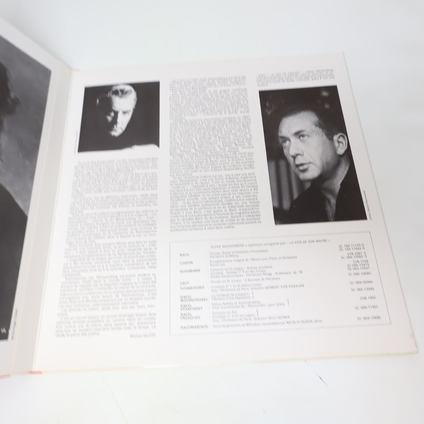 Weissenberg Karajan Berliner Rachmaninov Franck 1973 Disque Record C 069-02374