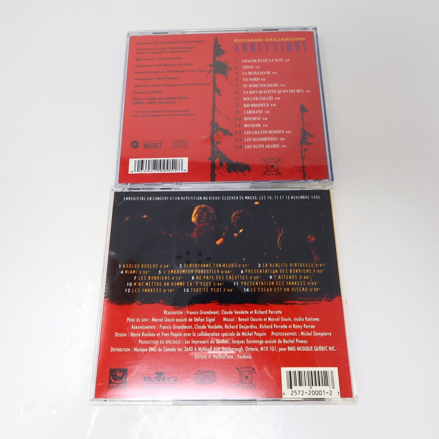 Richard Desjardins/Abbittibbi Lot 5 CD L'Existoire/Au Club Soda/Live/Boom Boom