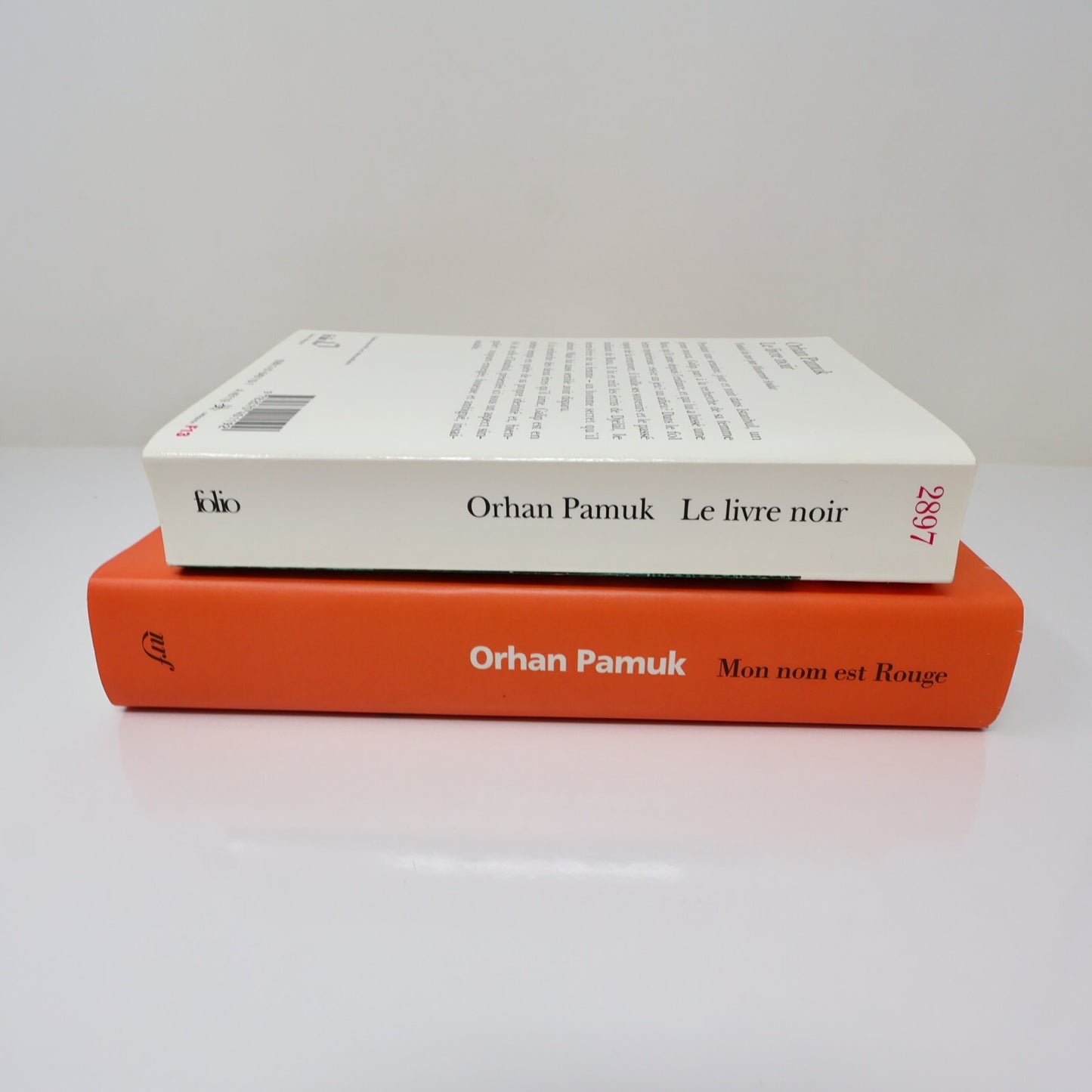 Orhan Pamuk Lot 2 Livres Le Livre Noir/Mon Nom est Rouge Crime et Mystère French