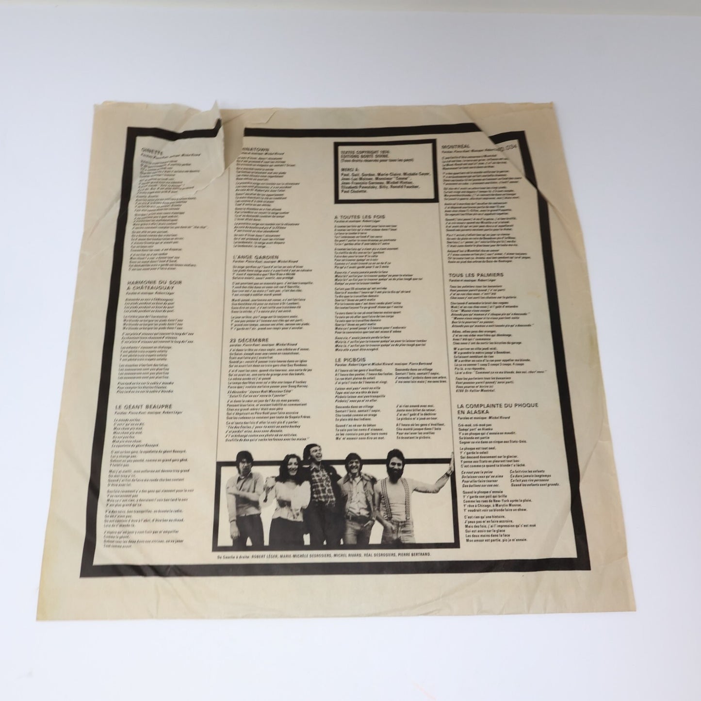 Beau Dommage/Michel Rivard Lot 3 Disques Vinyl Record Ou est Passé la Noce?