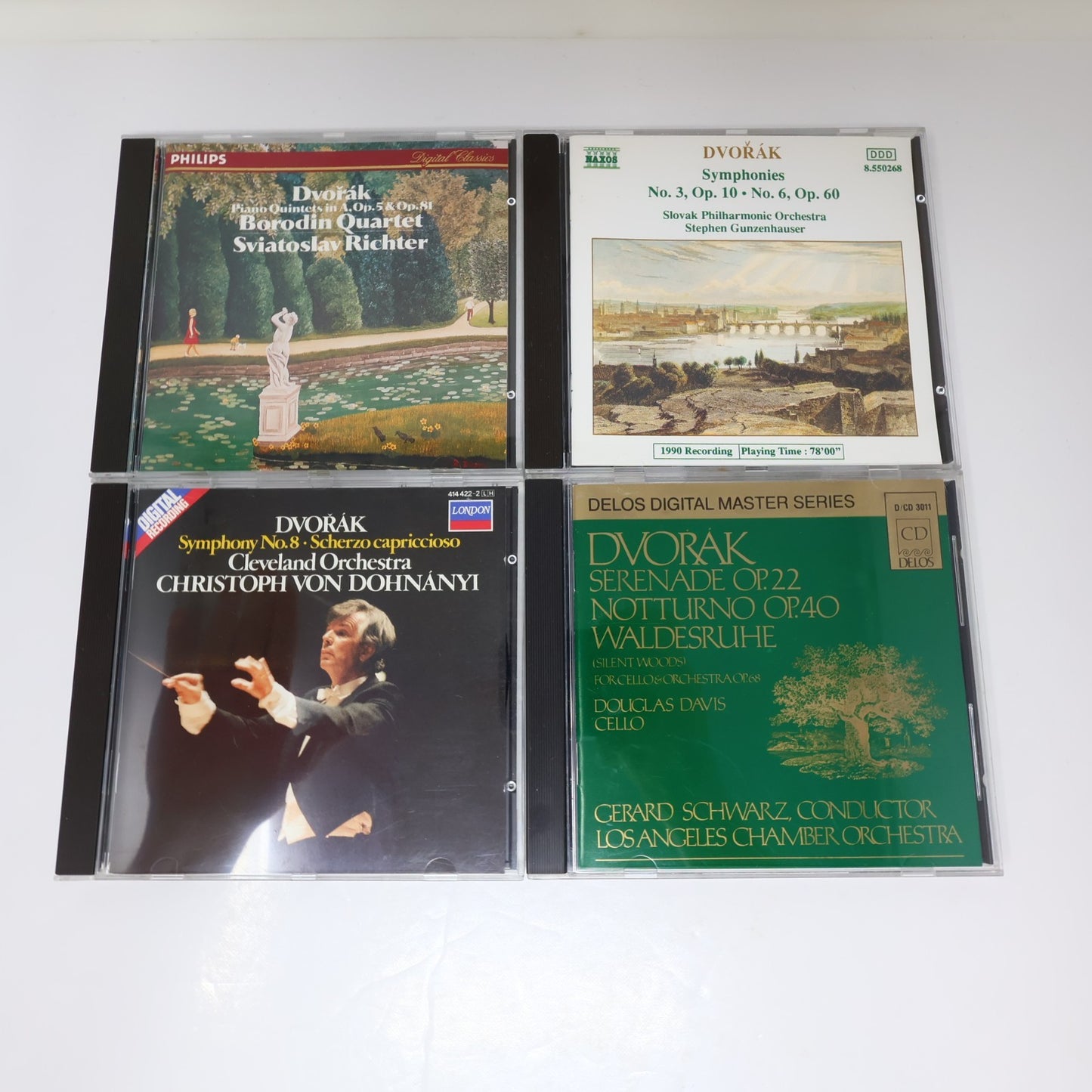 Dvorak 10 CD Lot Piano Quintets/Symphonies 3 6 8/Serenade/Waldesruhe/Overtures