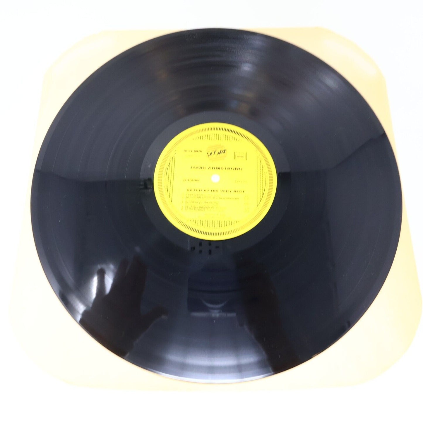 Louis Armstrong Satch at his Very Best LP Vinyl Record SCO 8975 Sleeve in French
