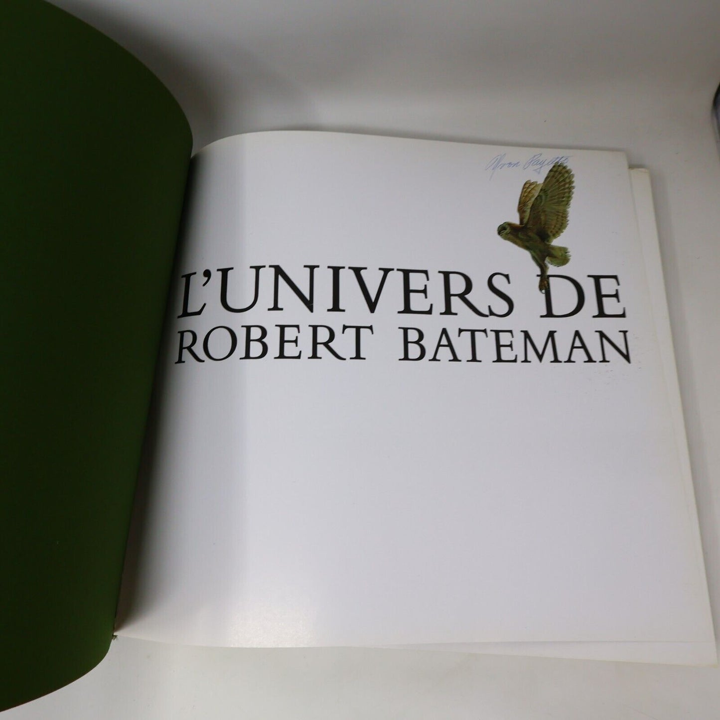 1985 L'Univers de Robert Bateman de Ramsay Derry Hardcover HC Trécarré Français