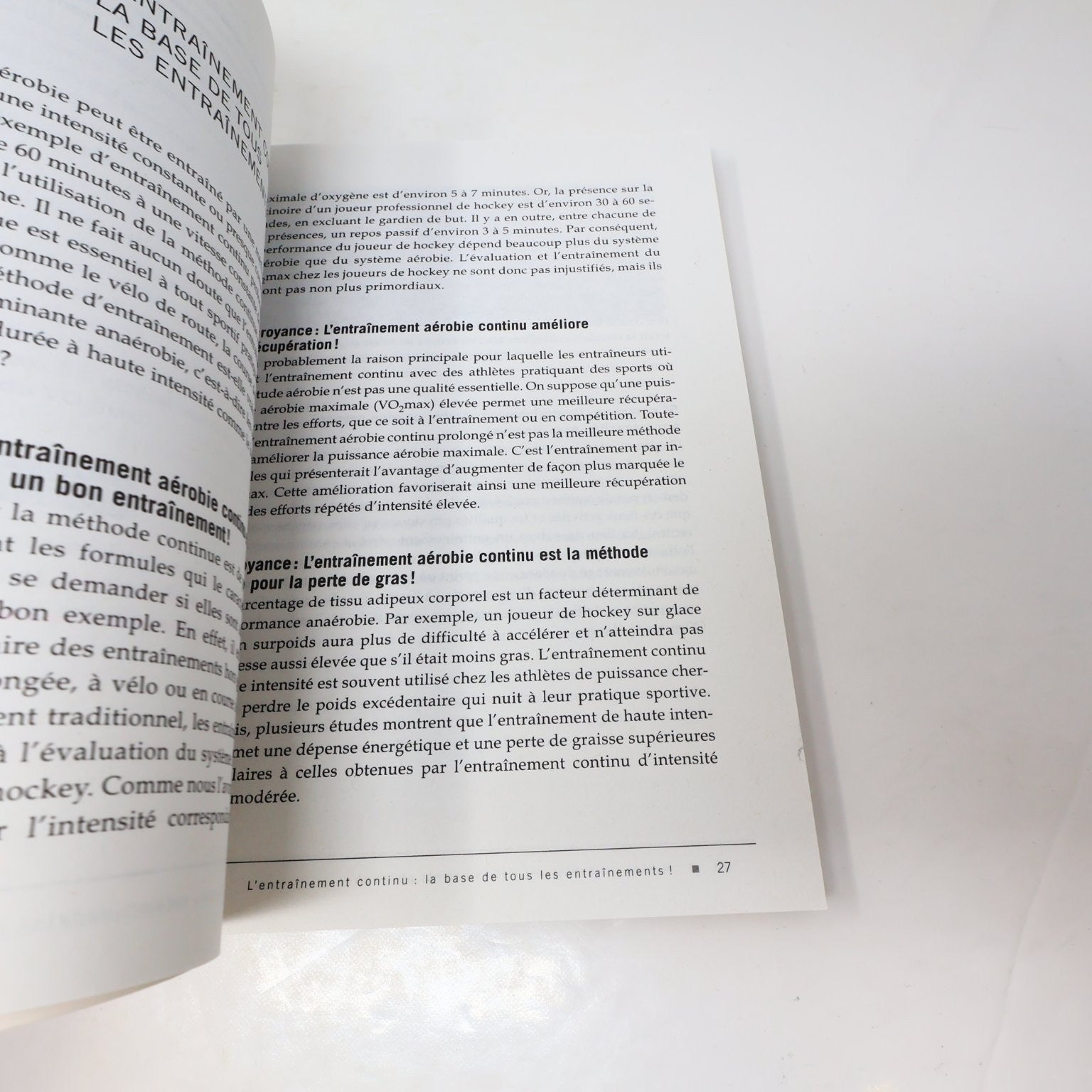 Mythes et réalités sur l'entraînement physique Livre Martin Lussier/Toussaint