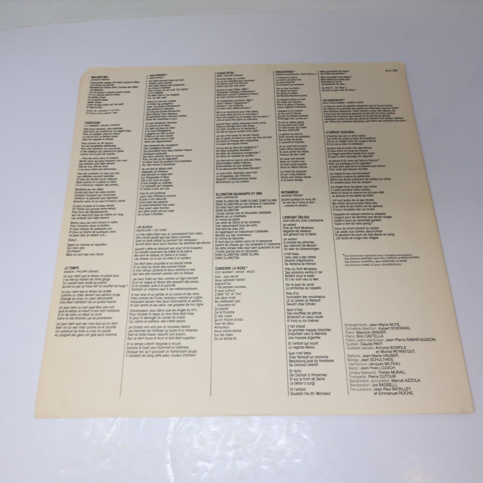 Yves Montand Lot 3 Disques LP Relaxe Vol 2/Dansez Avec/D'Hier et D'Aujourd'Hui