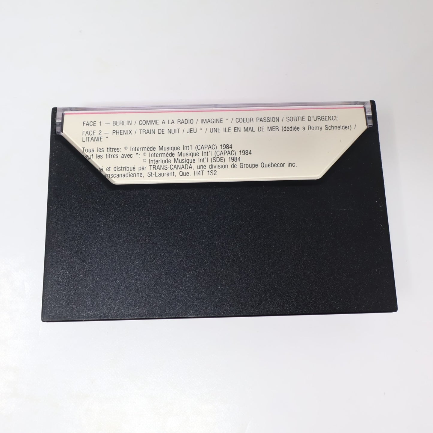 Eva Intérieurs Cassette Pop Phenix/Berlin/Imagine/Coeur Passion/Jeu 1984 Testée